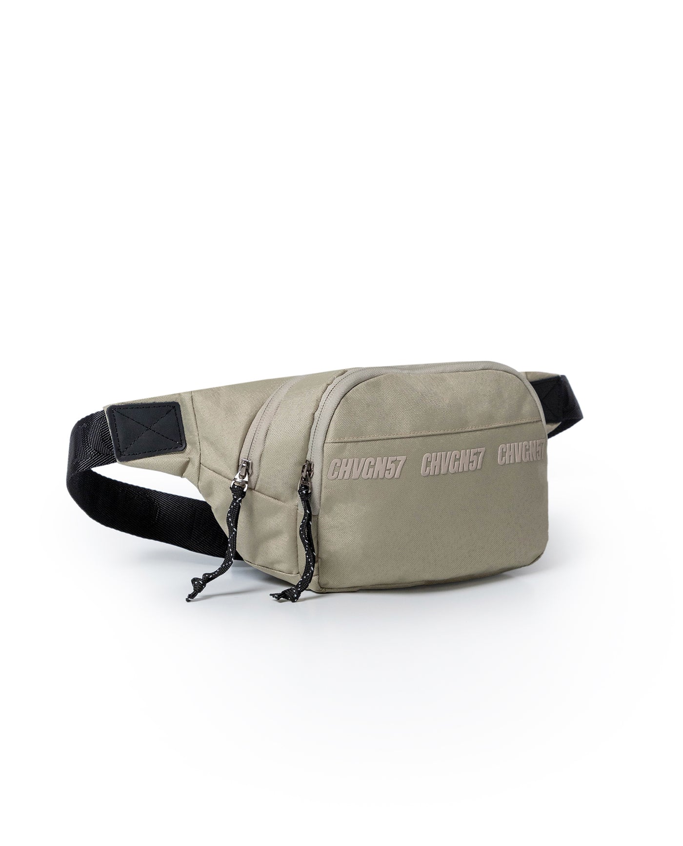 Unisex Crossbody Bag Water Repellent Polyester Canvas Adjustable Strap Nobuck Leather Details - Khaki 63_001H001_CAQ150309_3