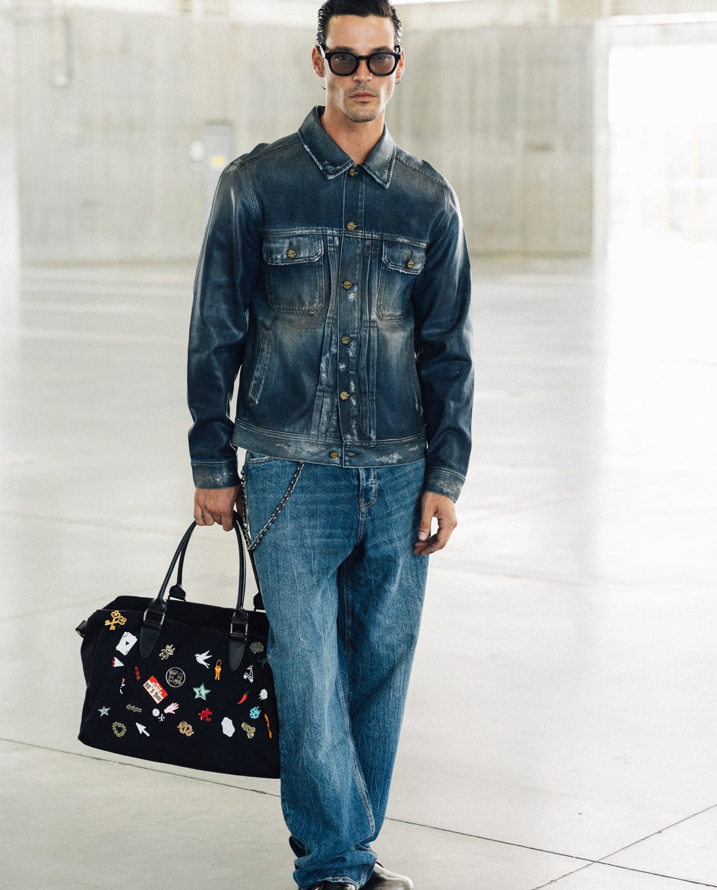 Mens Weekender Bag - Special Collection - Black 63_004H210_NEG194007_0