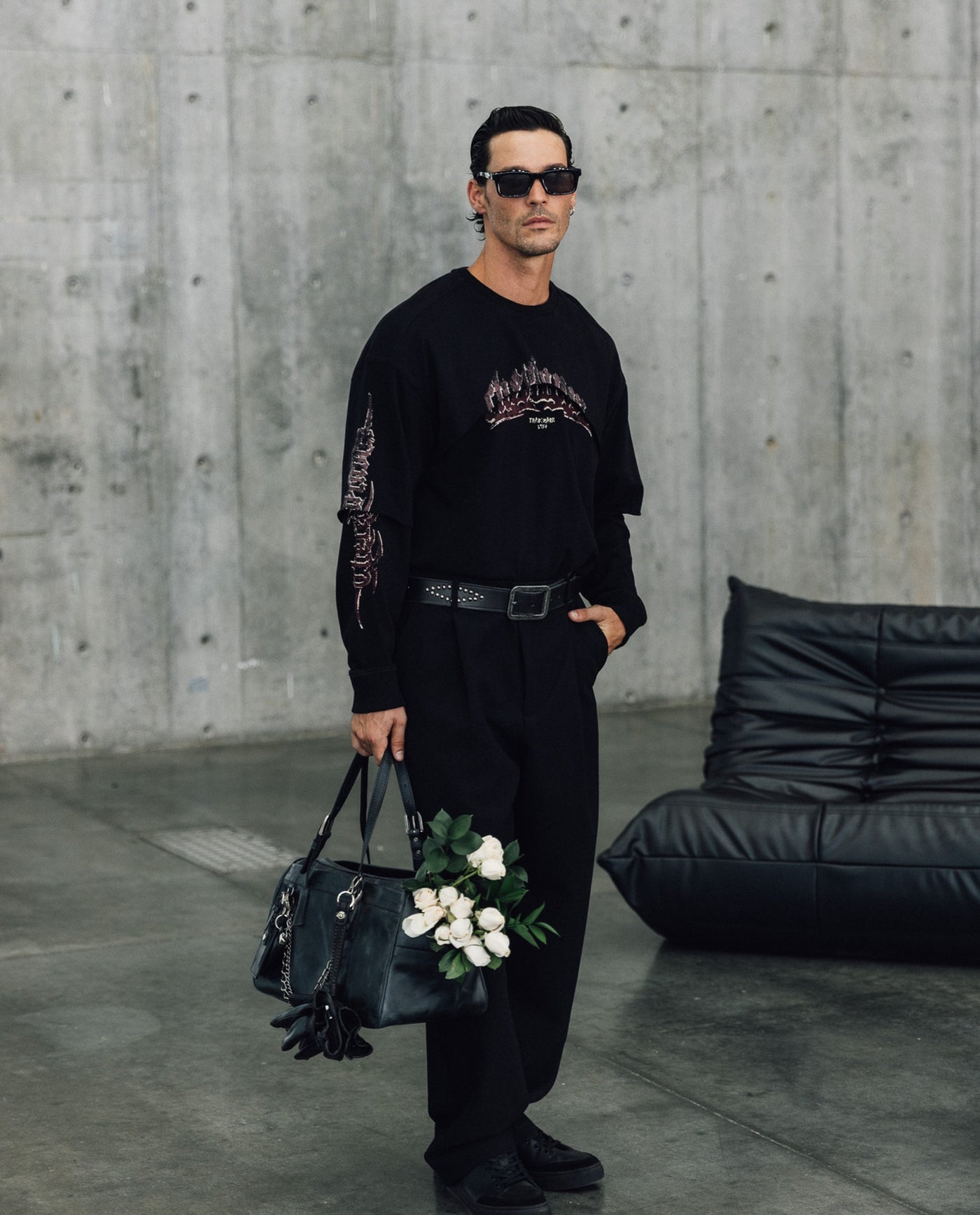 Men´s Luxury Leather Tote - Black 63_004H211_NEG194007_0