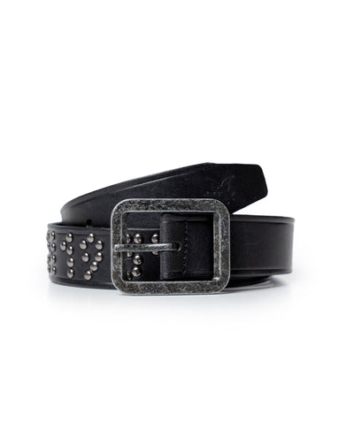 Mens Cowhide Leather Breathable Belt - Special Collection - Black 63_014H211_NEG194007_3