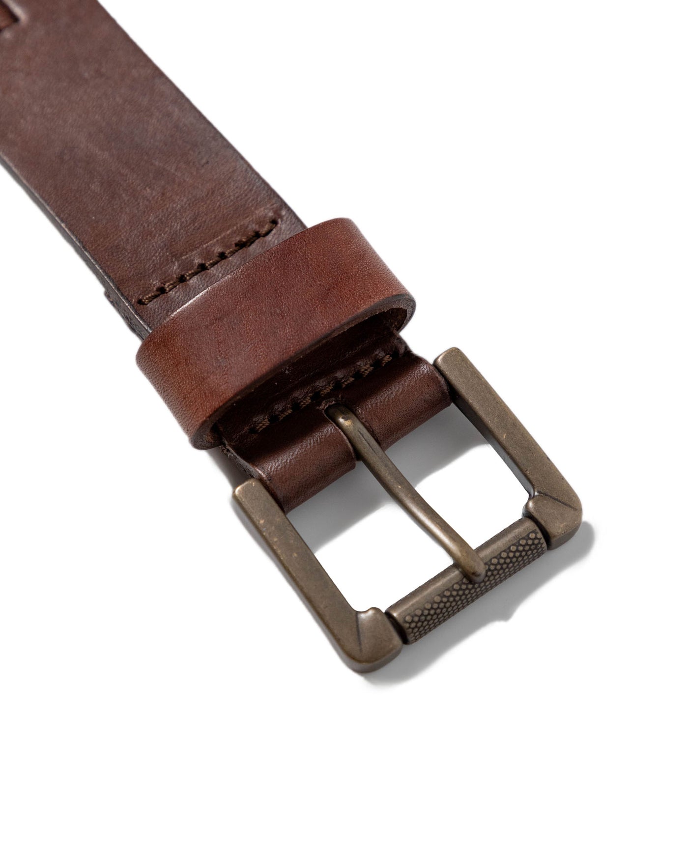 Men's Leather Belt, 100% Cowhide - Brown 019G006 - 2