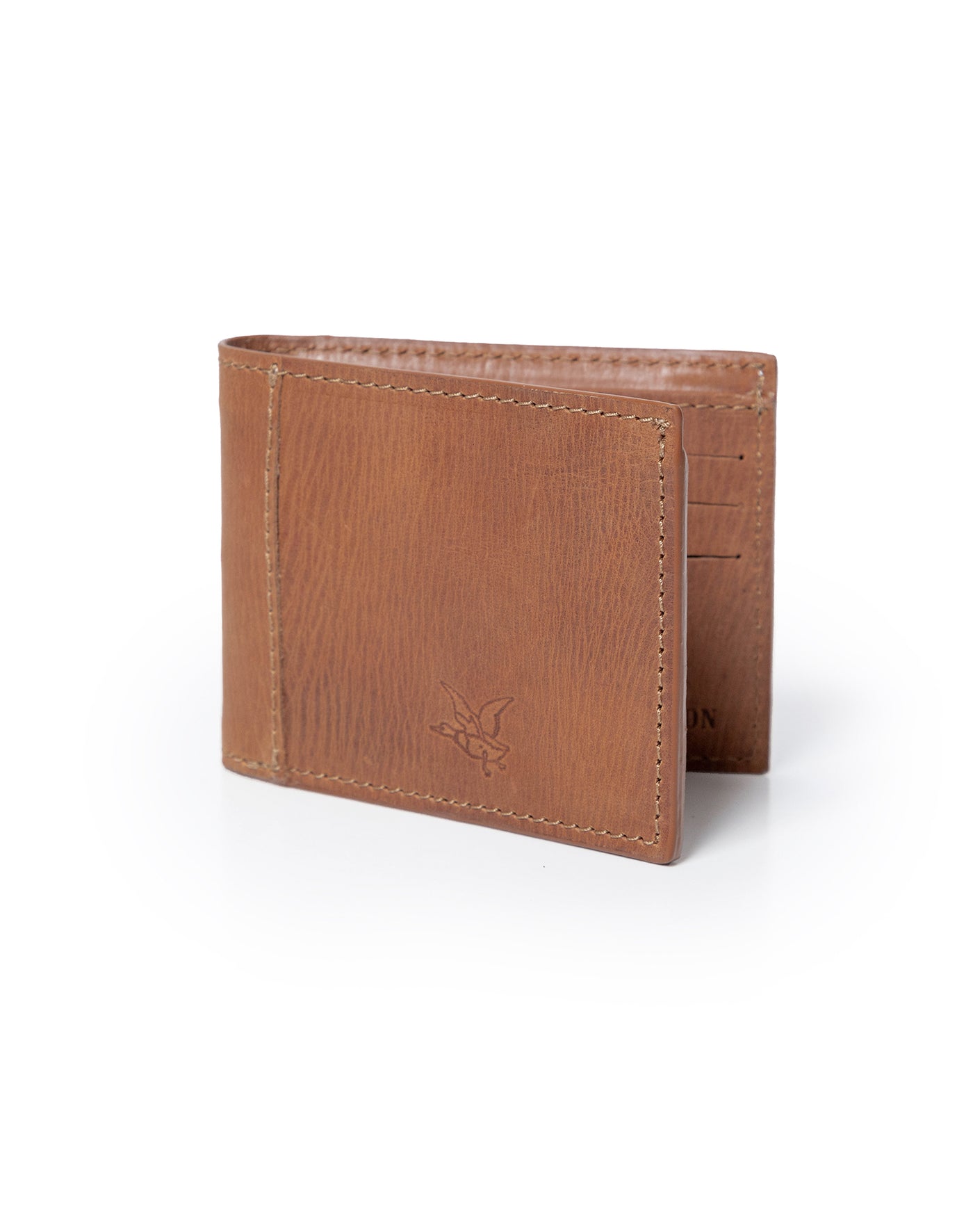 Mens Wallet Horizontal Aniline Aged Cowhide Leather Two Wing Removable Document Holder Artisan Flap - Brown 63_021H003_CAF161333_5