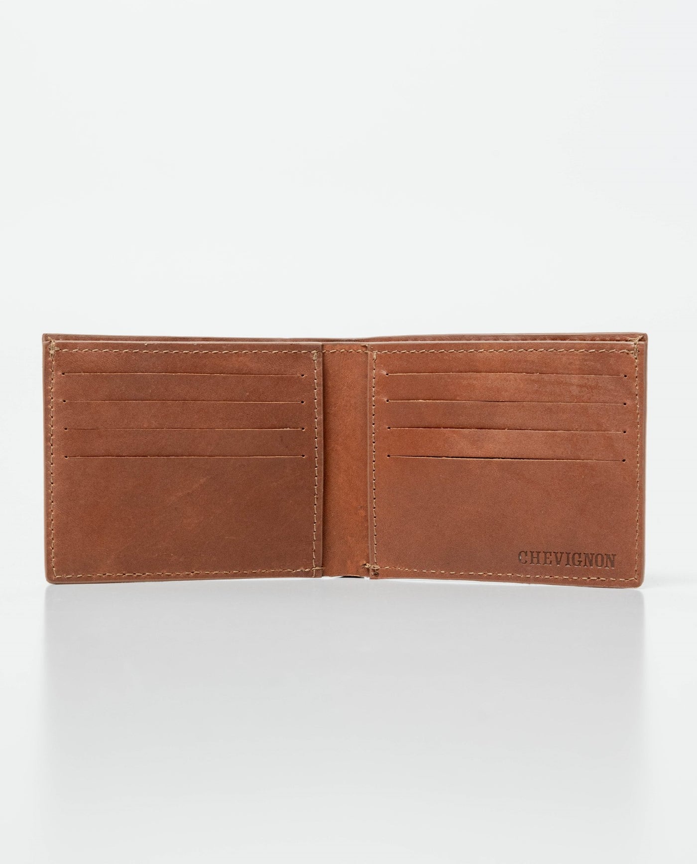 Men's Classic Two-Wing Semi-Greasy Leather Wallet 022G001 - 3