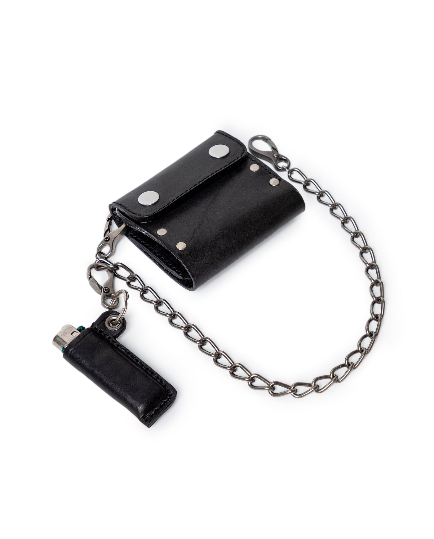 Mens Cowhide Leather Slim Wallet - Special Collection - Black 63_024H220_NEG194007_3