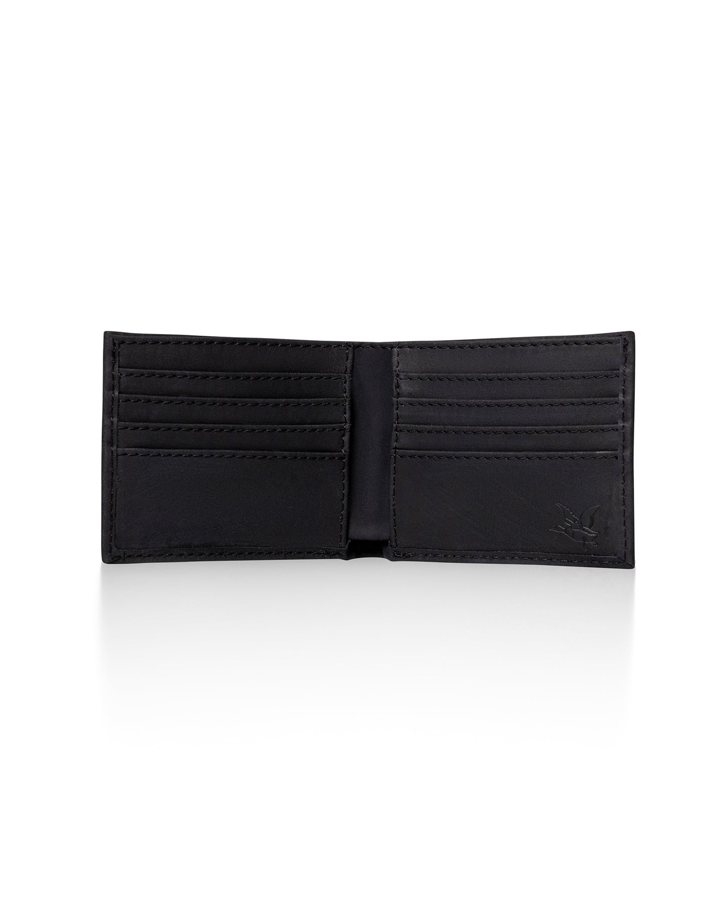 Wallet in Cowhide Leather - Black - 5