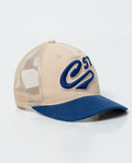Unisex Trucker Cap Embroidered C57 - Blue