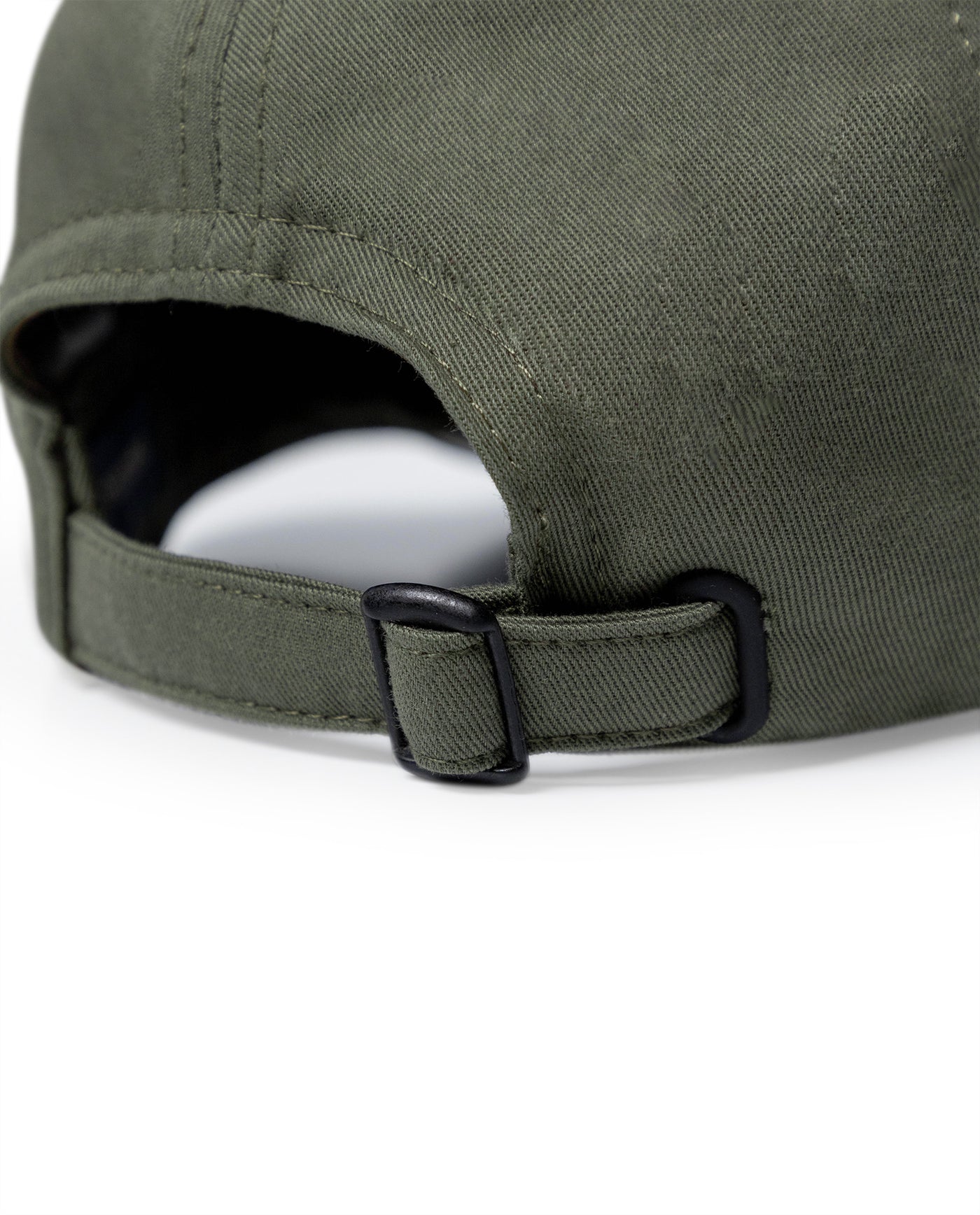 Unisex Cap 6 Panel Cotton Drill Structured Front Raw Contrast Piping Bilateral Embroidery Tone Eyelets - Khaki 63_031H003_CAQ150309_5