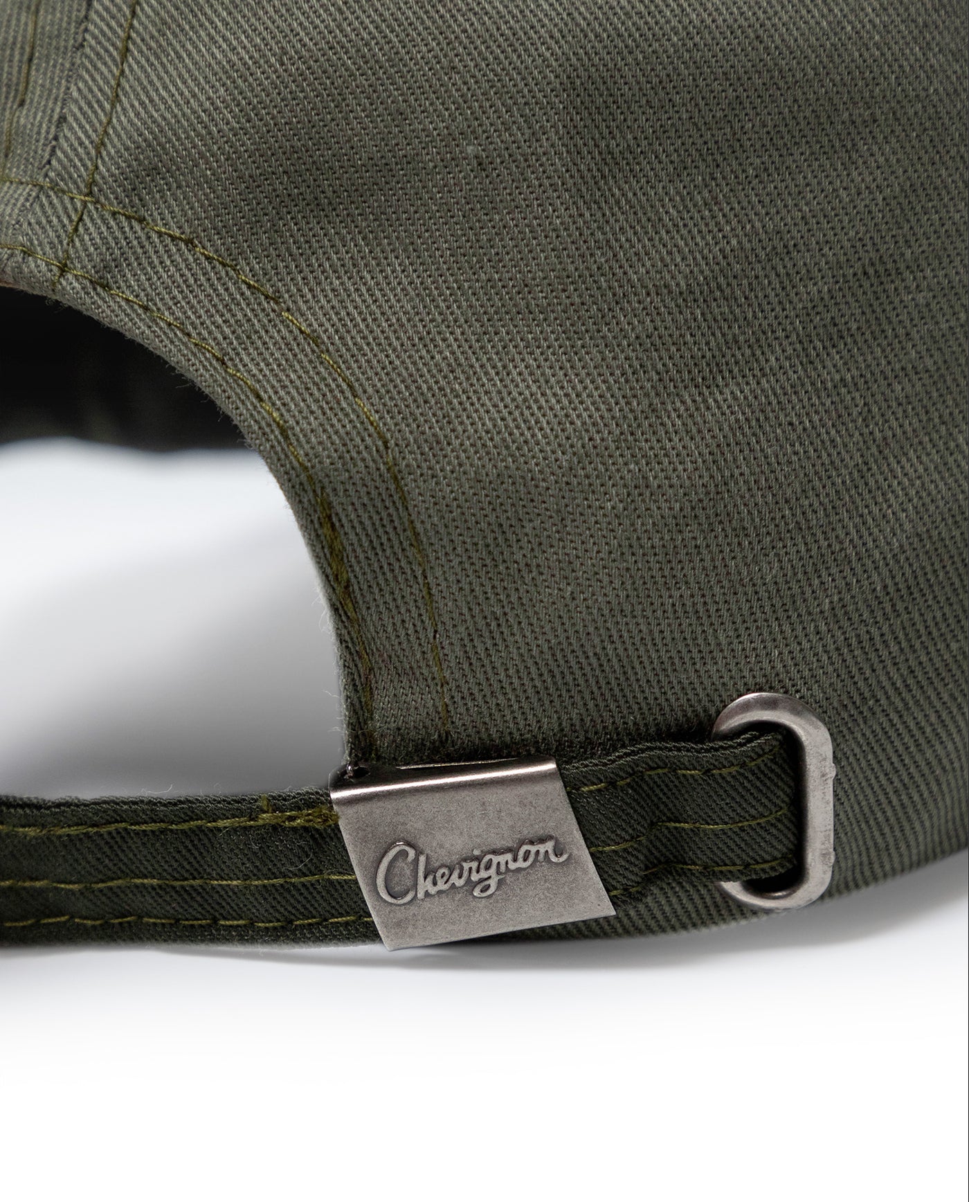Unisex Cap 5 Panel Cotton Canvas Structured Front Printed Duck Embroidered Texts Combined Tone Eyelets - Green 63_031H011_VER170535_4
