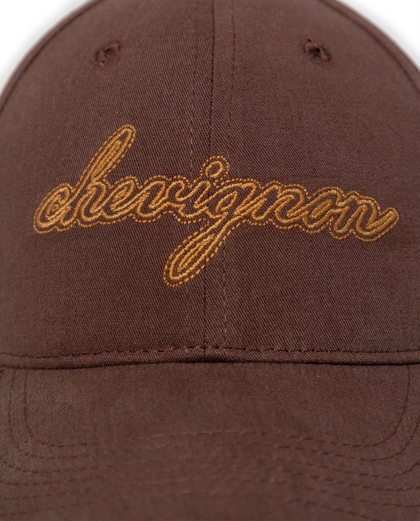 Unisex Special Technique Embroidered 6-Panel Cotton Cap 039G001 - 2