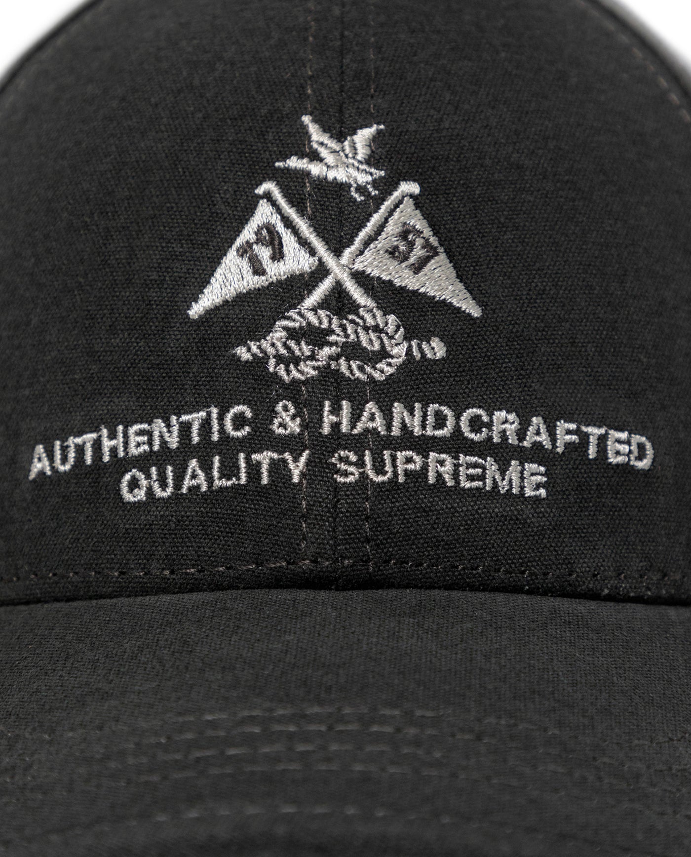 Unisex Nautical Embroidered 6-Panel Cotton Cap 039G002 - 2