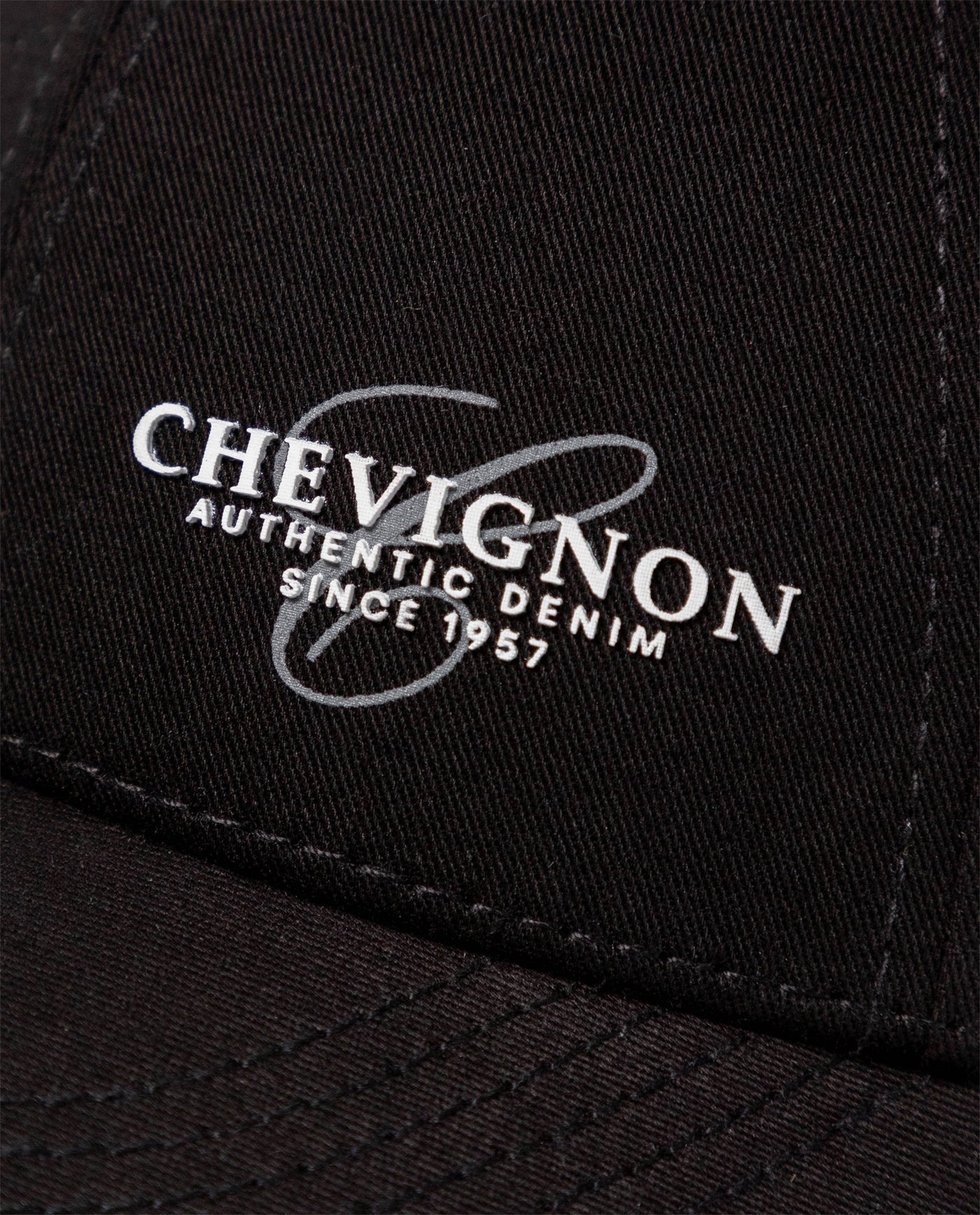 Unisex Leather Strap 6-Panel Cotton Cap - Black 039G008 - 2