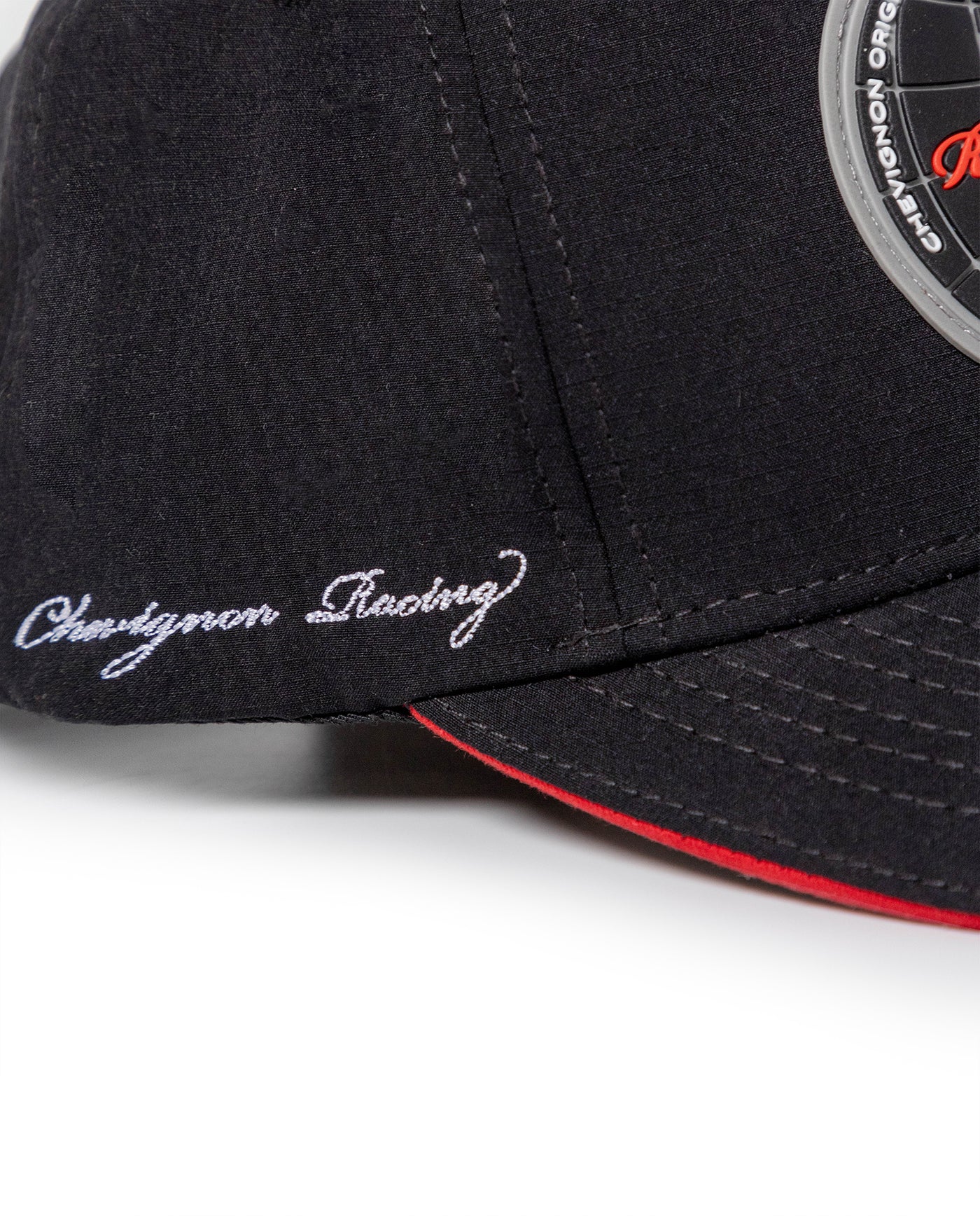 Unisex Racing Cap Ripstop PVC Appliqué Red Visor 039G903 - 2