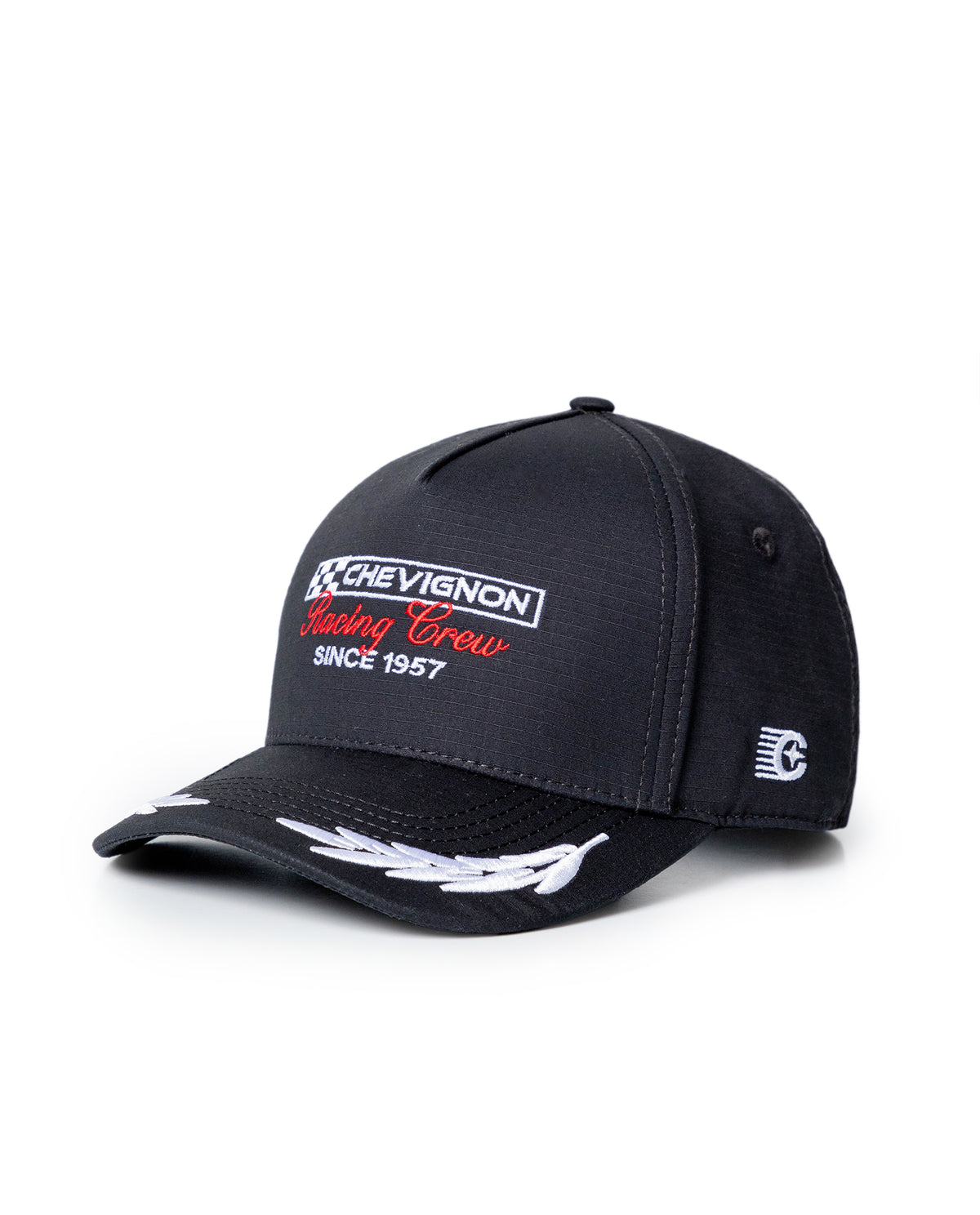 Racing Five-Panel Ripstop Cap - Black 63_039H904_NEG194007_0