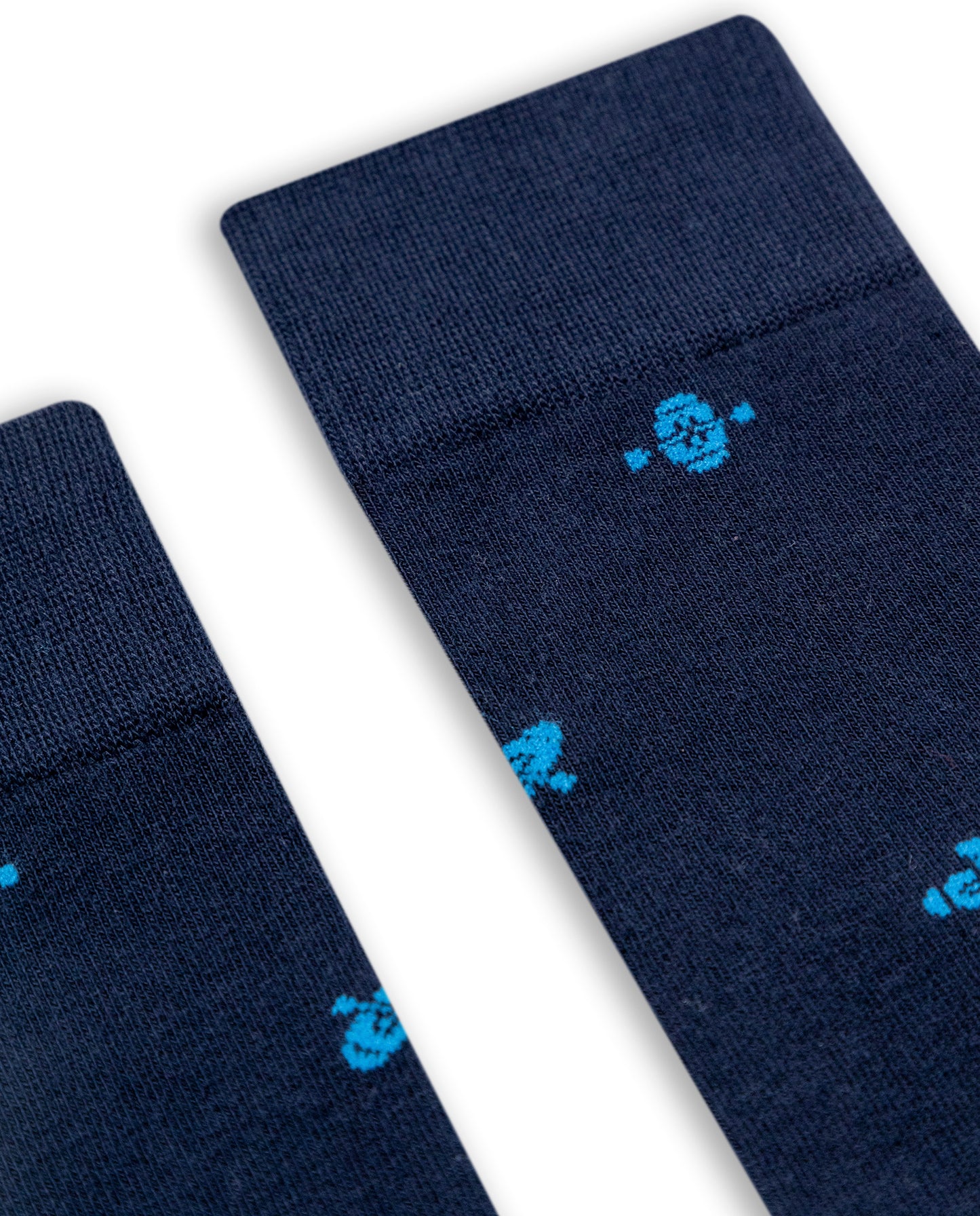 Mens Socks Mid Calf Cotton Elastane Kayak Graphics Chevignon Logo - Blue 63_051H000_AZU193940_4