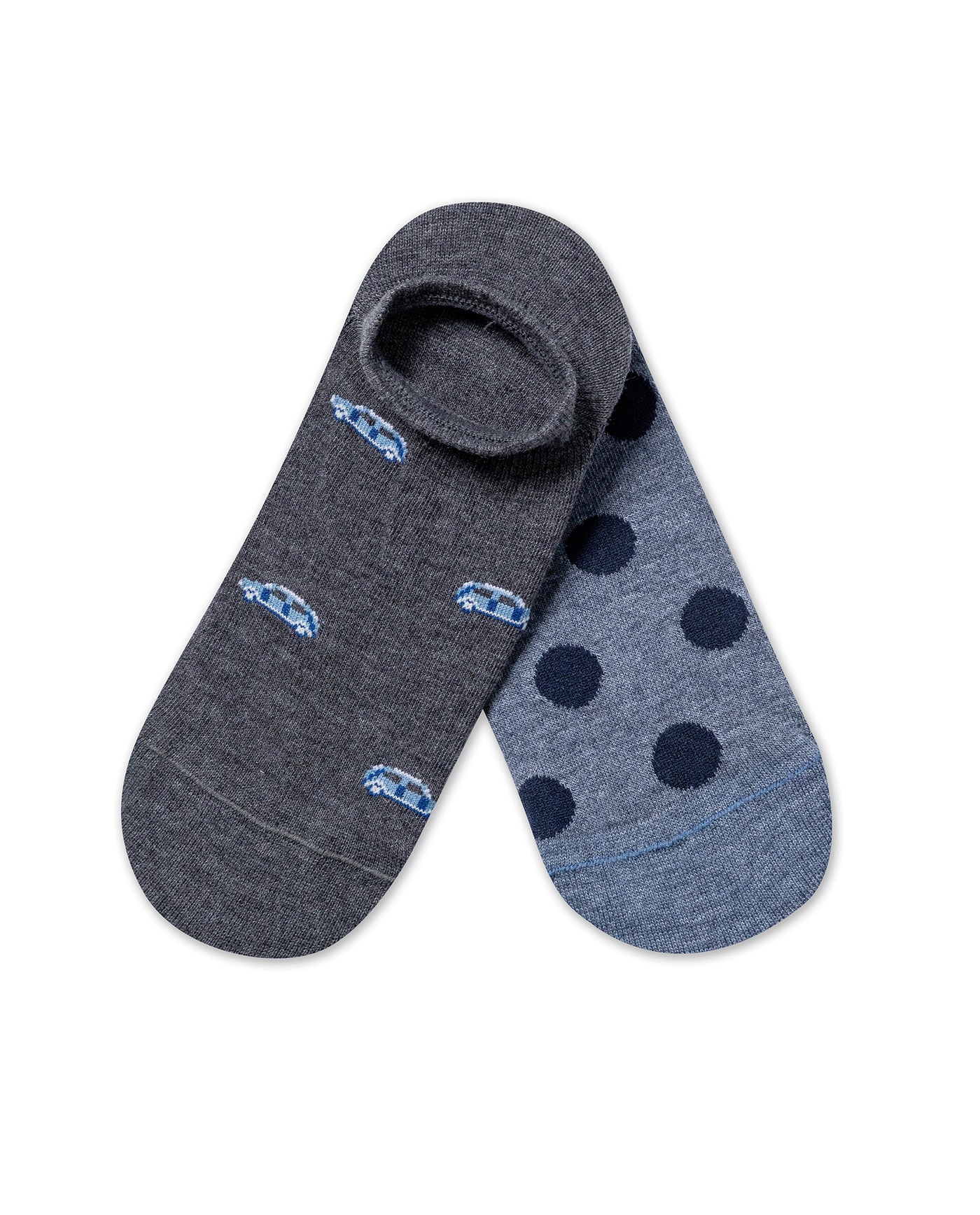 Mens Socks Two Pack Invisible Cotton Elastane No Show Chevignon - Various 63_051H010_SUR999997_0