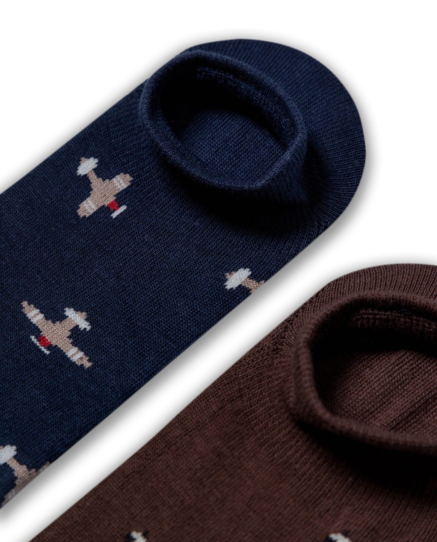 Mens Socks Two Pack Invisible Cotton Elastane No Show Chevignon - Various 63_051H010_SUR999998_6