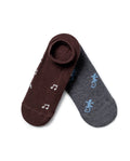 Two-Pack Invisible Socks for Men - Various