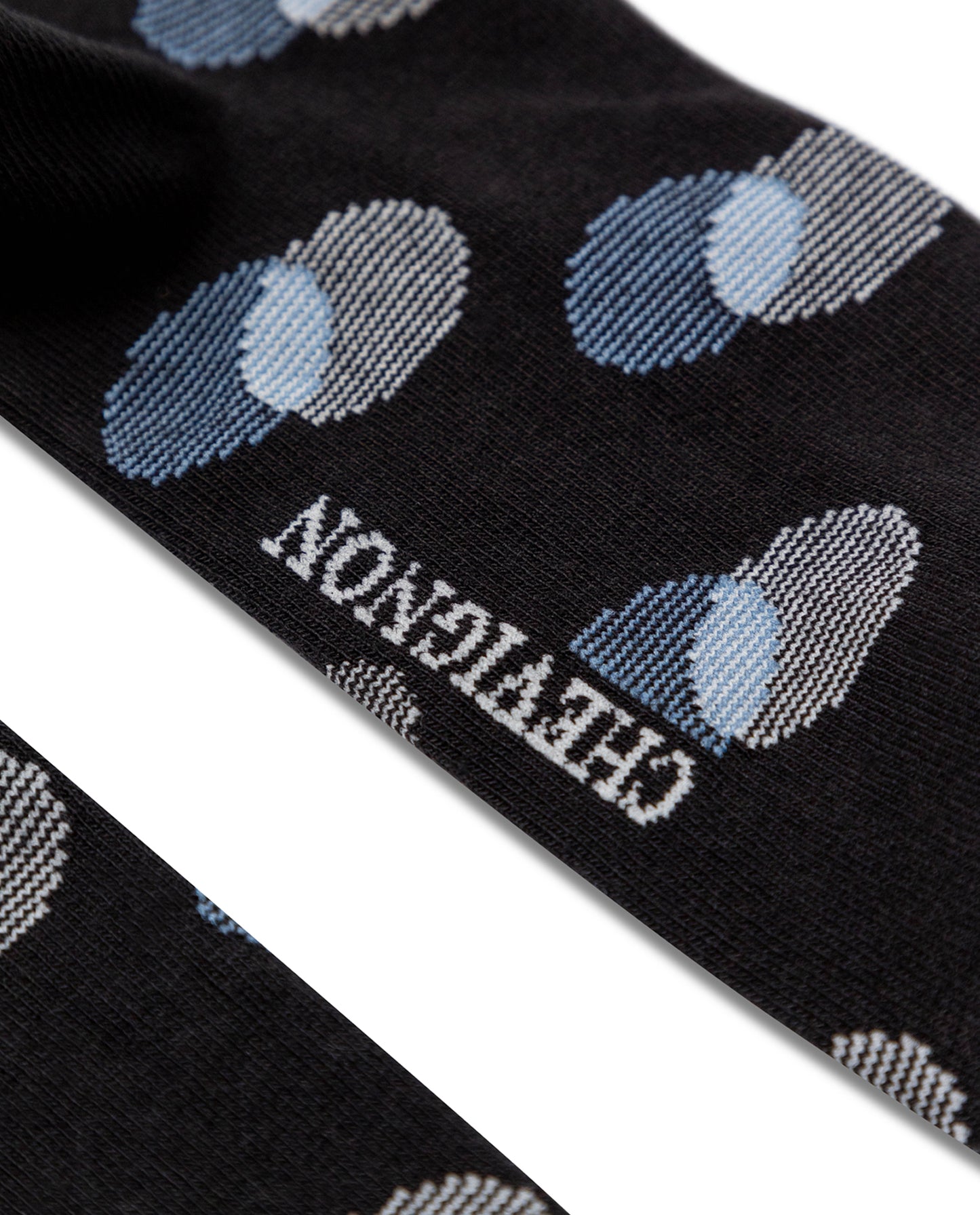 Men's Sphere Design Socks - Black - 3