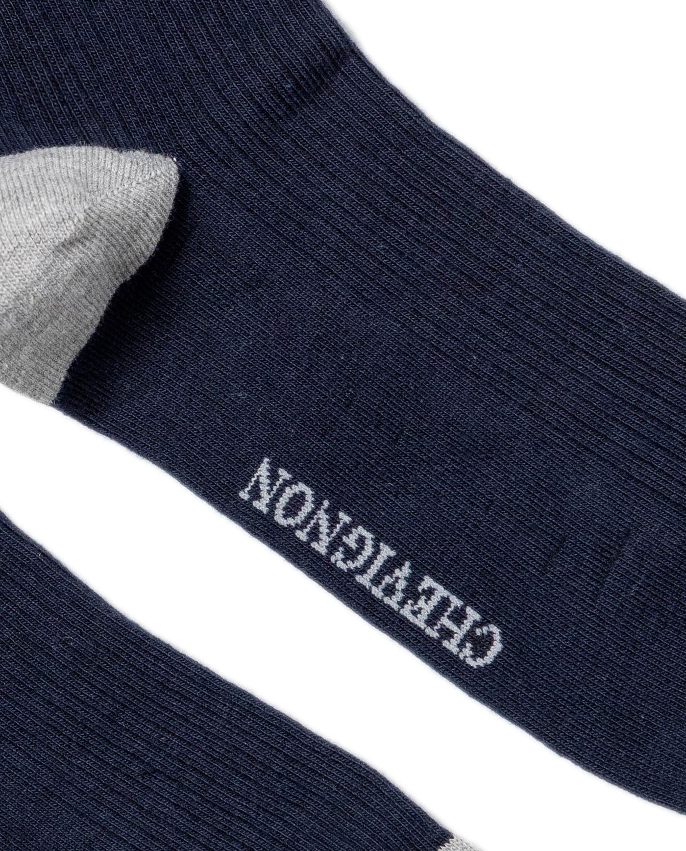 Men's Chevignon Duck Intarsia Ribbed Socks in Cotton-Polyamide Blend 059G007 - 2