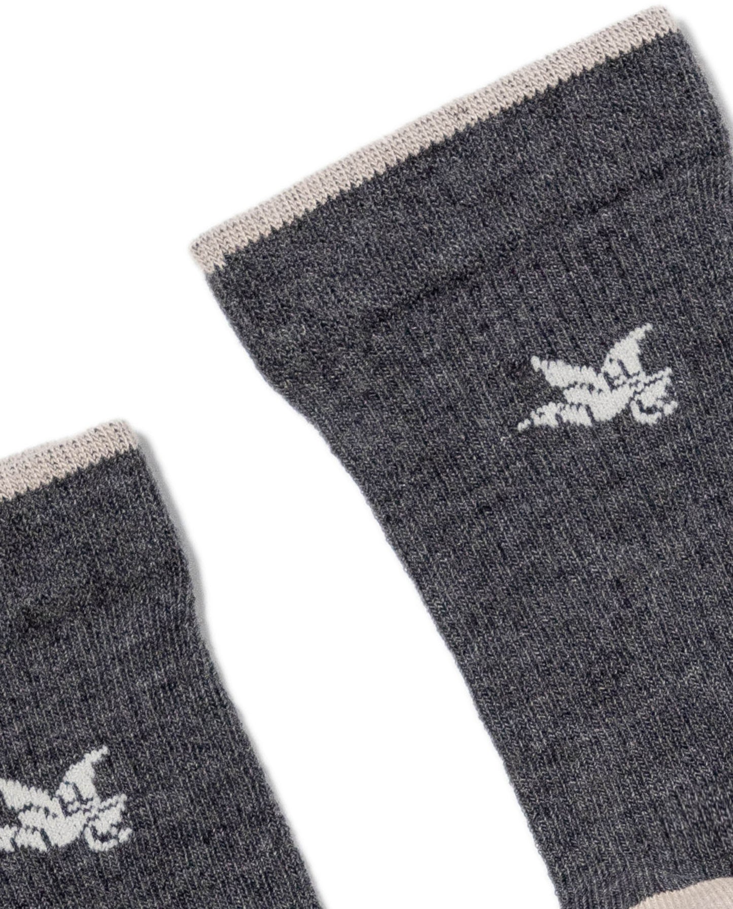 Men's Ribbed Knit Socks - Gray - 3