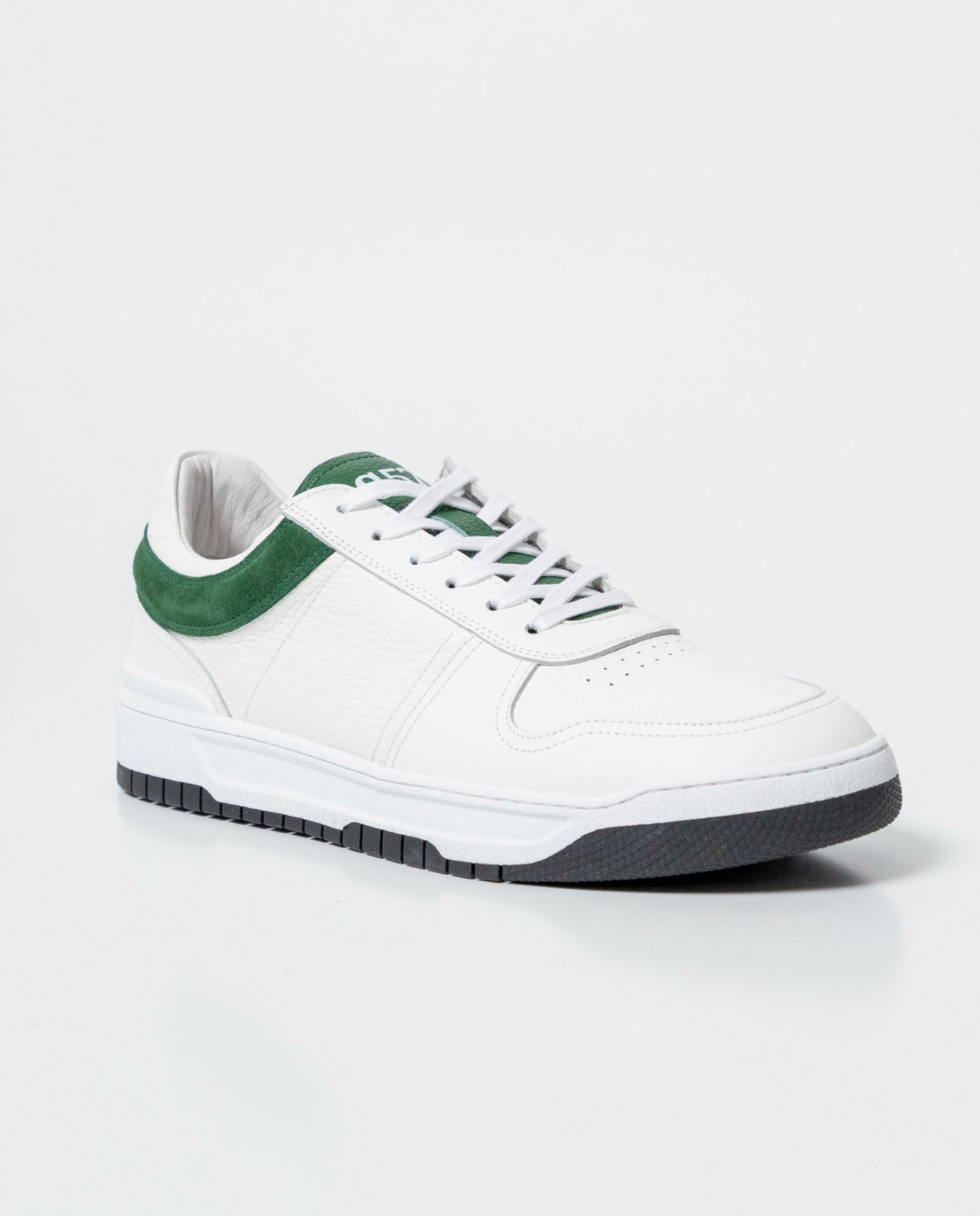 Men´s Leather Basketball-Style Sneakers - White 63_061G003_BLA110601_3
