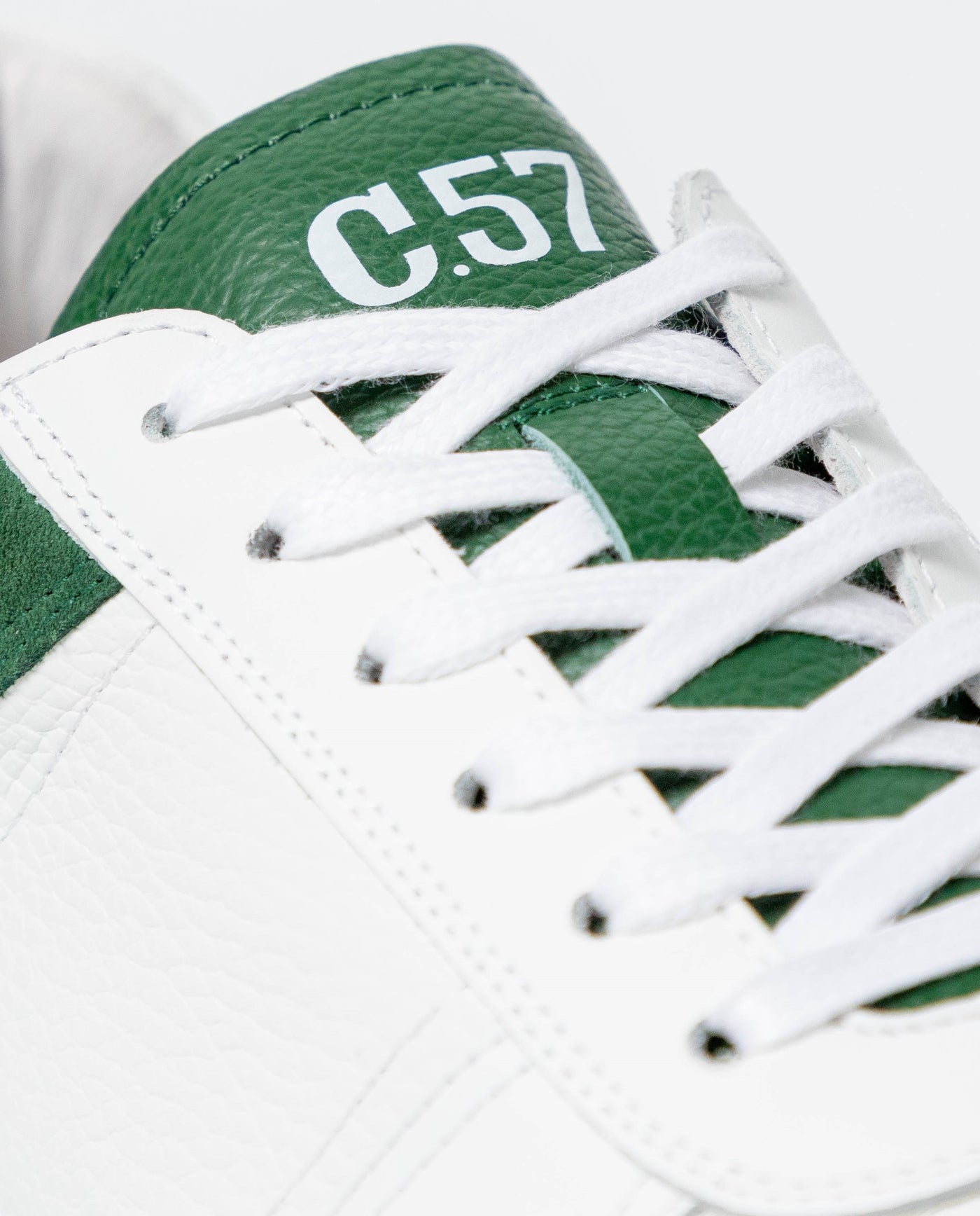 Men´s Leather Basketball-Style Sneakers - White 63_061G003_BLA110601_4