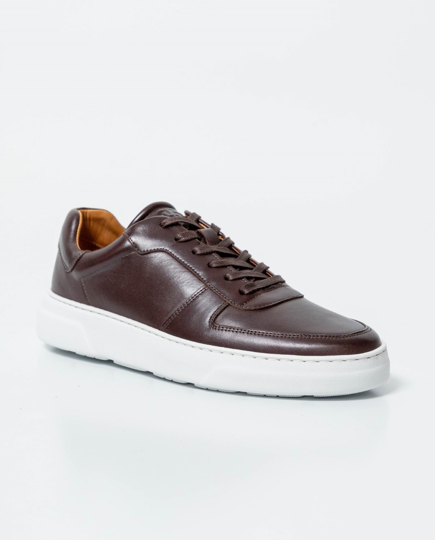 Men´s Aniline Leather Sneakers - Brown 63_061G007_CAF181048_7