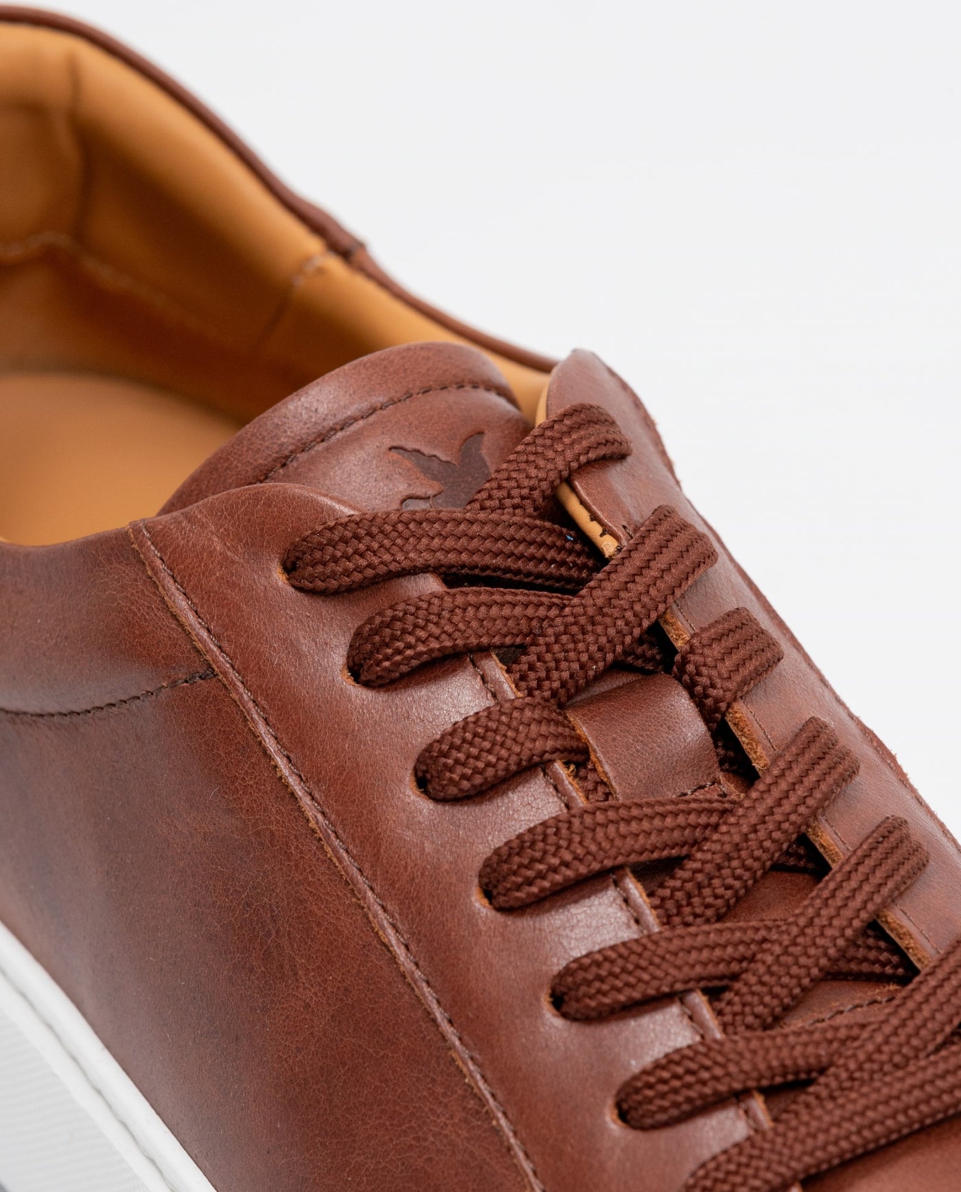Men's Leather Minimalist Sneakers - Brown 63_062F004_CAF181028_5