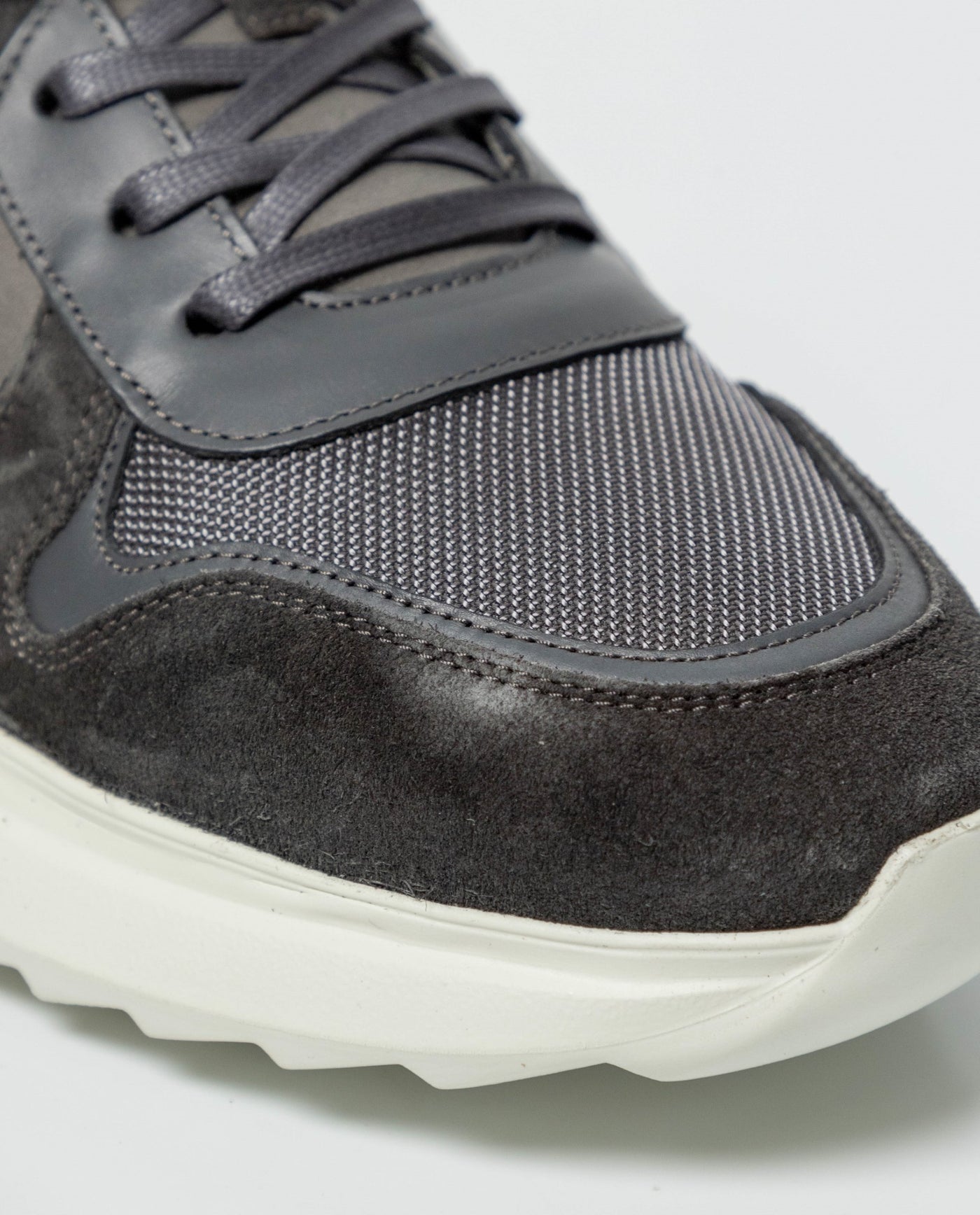 Men's Sneakers Cowhide Leather - Gray 63_062G002_GRI184005_5