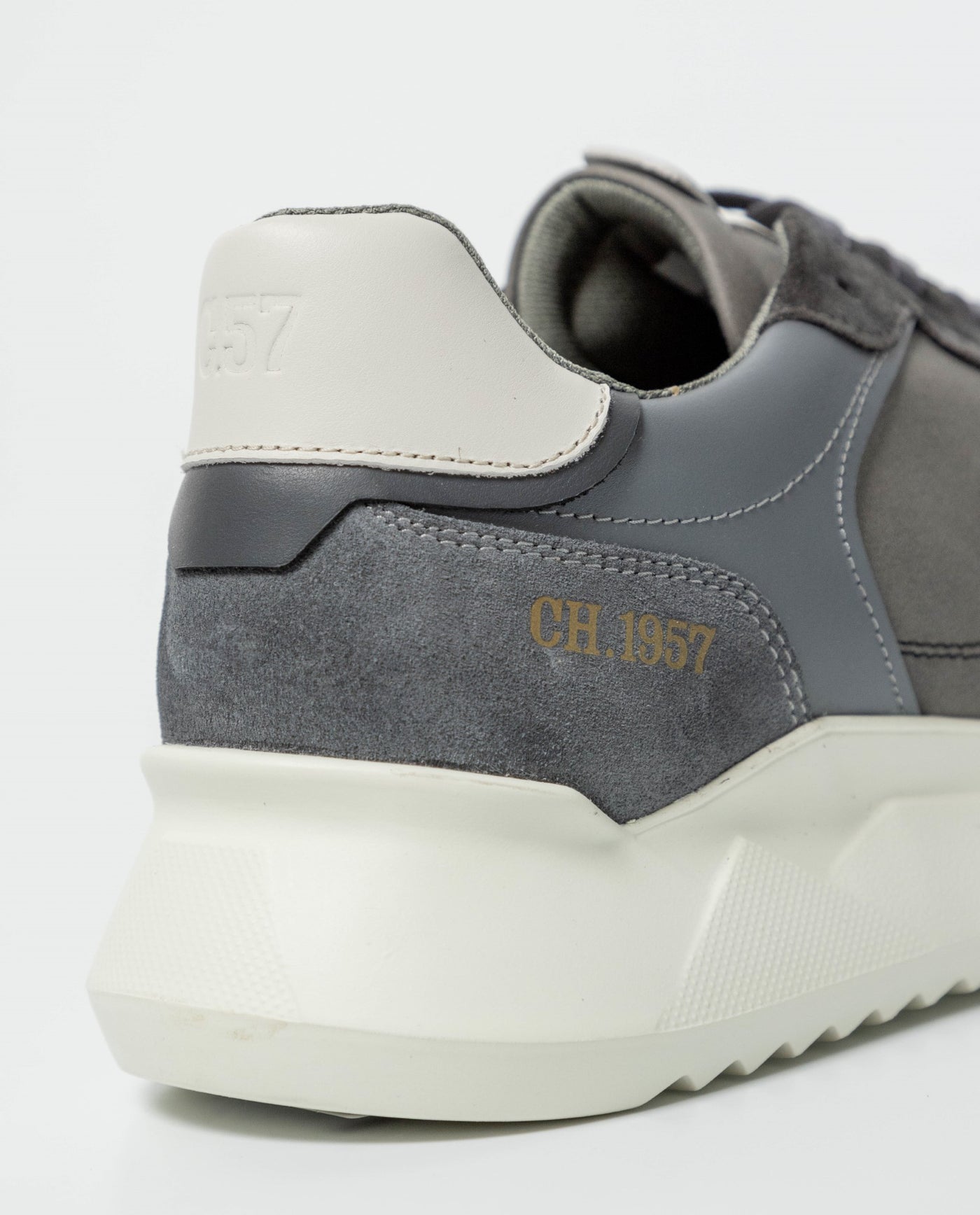 Men's Sneakers Cowhide Leather - Gray 63_062G002_GRI184005_7
