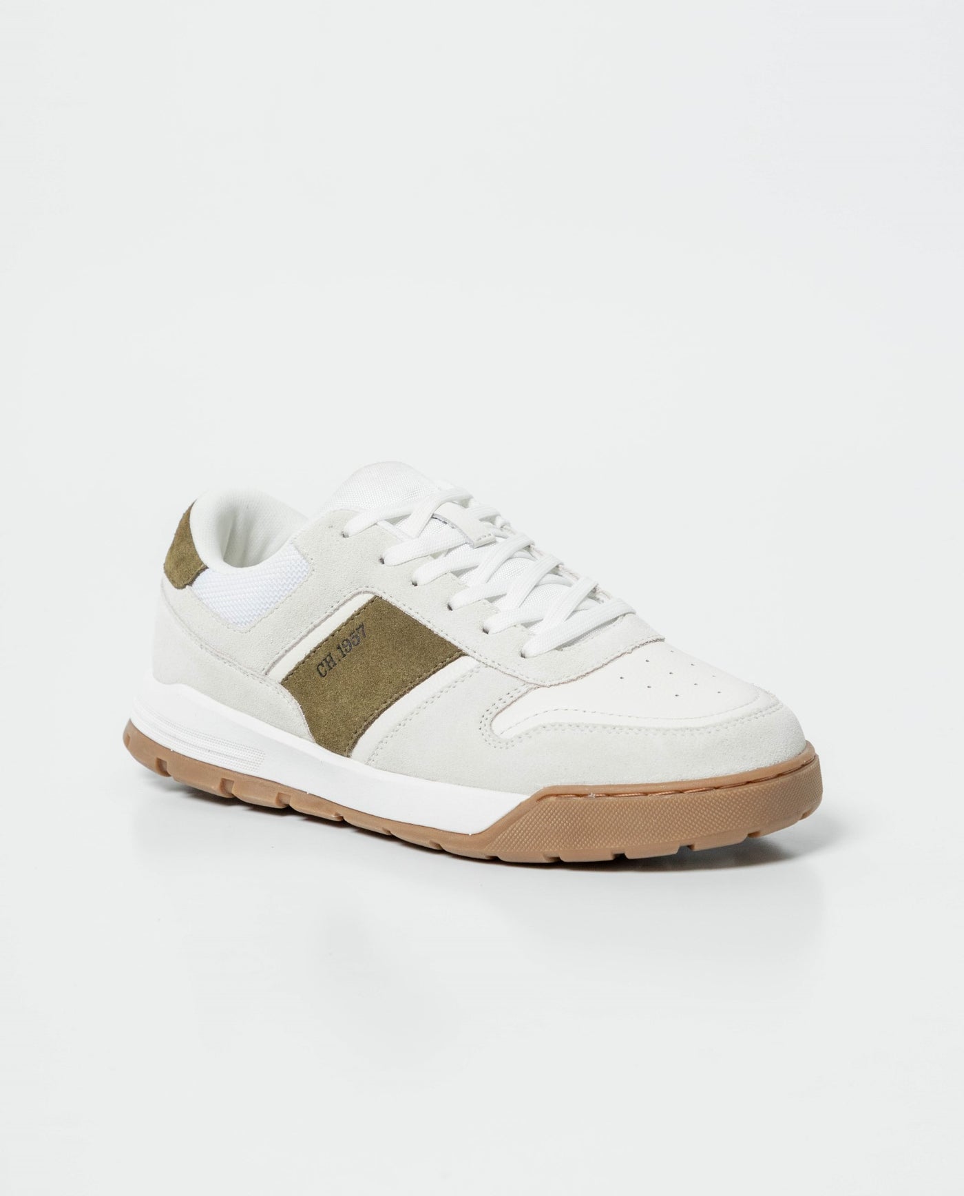 Men's Runner Style Sneakers with Bicolor Sole in Water-Repellent Suede 63_062G007_BLA110601_0