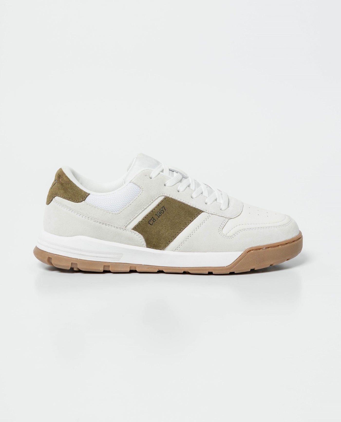 Men's Runner Style Sneakers with Bicolor Sole in Water-Repellent Suede 63_062G007_BLA110601_8
