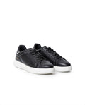 Men's Leather Sneakers - Black