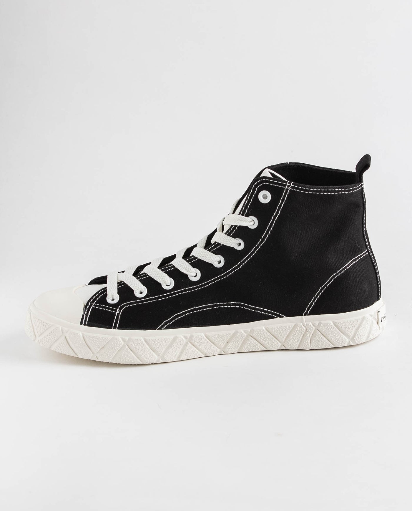 Men´s High-Top Canvas Sneakers - Black 63_064D204_NEG193909_4