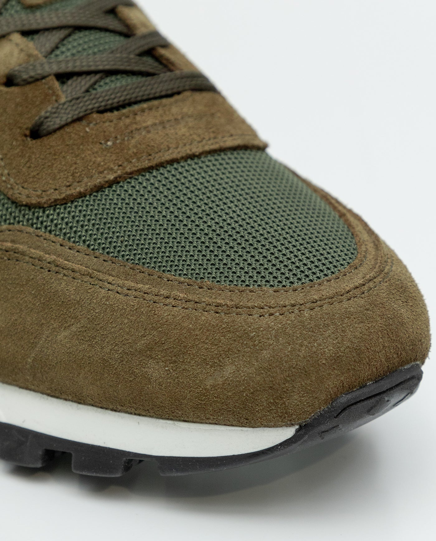 Men's Leather Runner Sneakers - Green 63_069F000_VER180538_6