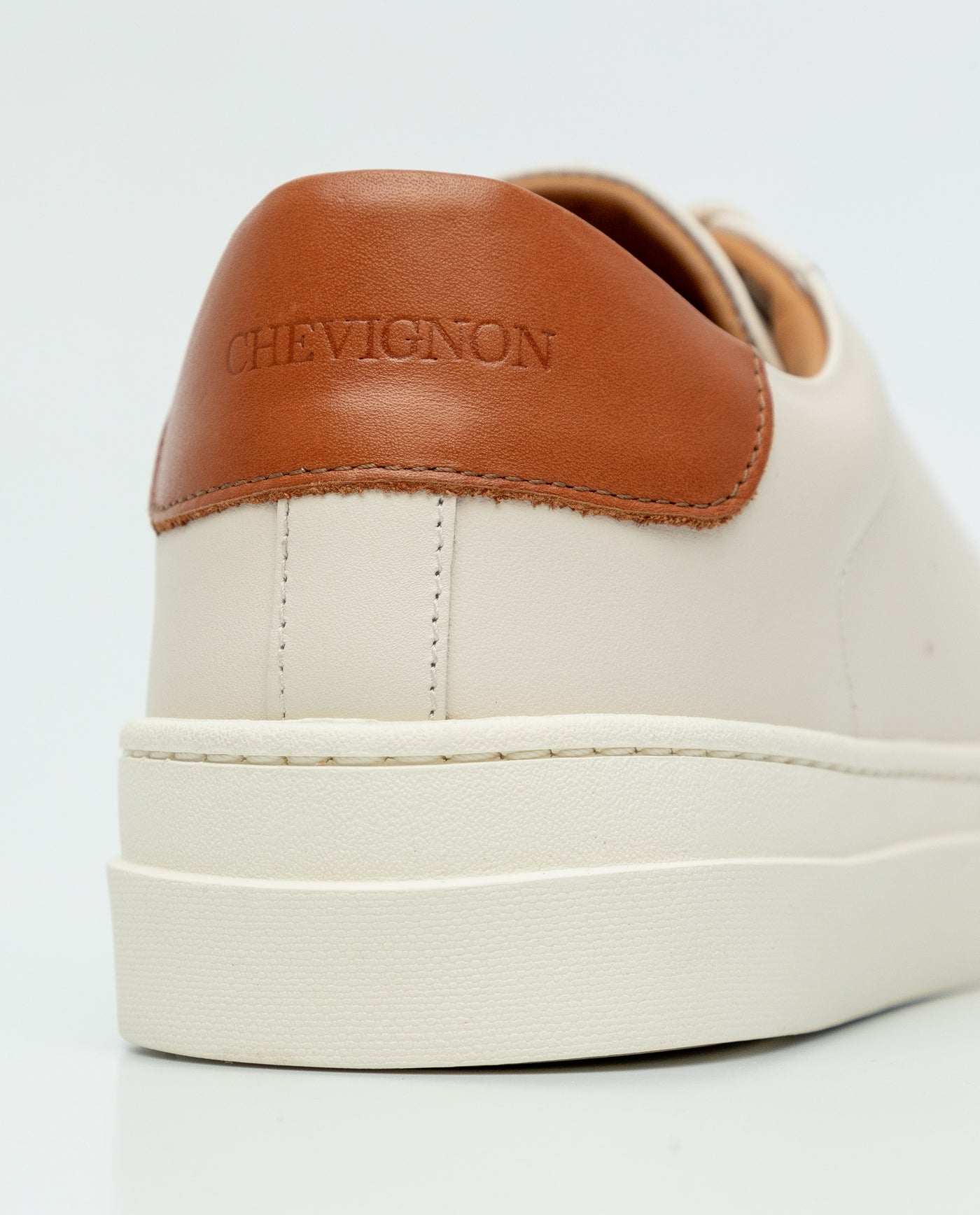 Men's Leather Court Sneakers - White 63_069F003_BLA110601_8