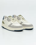 Men's Leather Basketball Sneakers - White