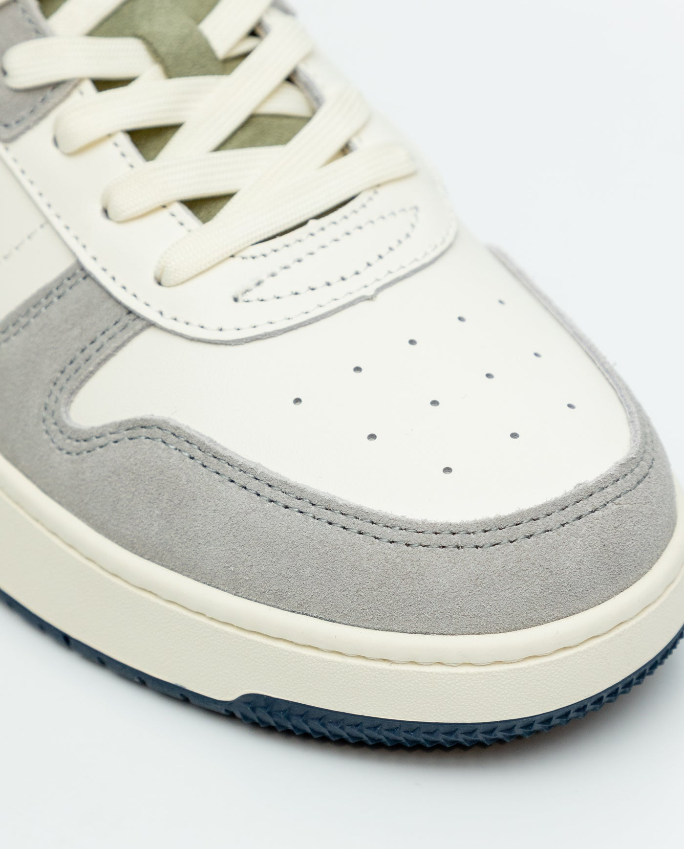 Men's Leather Basketball Sneakers - White 63_069F007_BLA110601_6