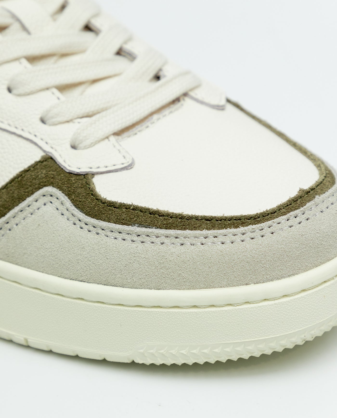 Leather Basketball-Style Sneakers for Men - White 63_069F008_BLA110601_6