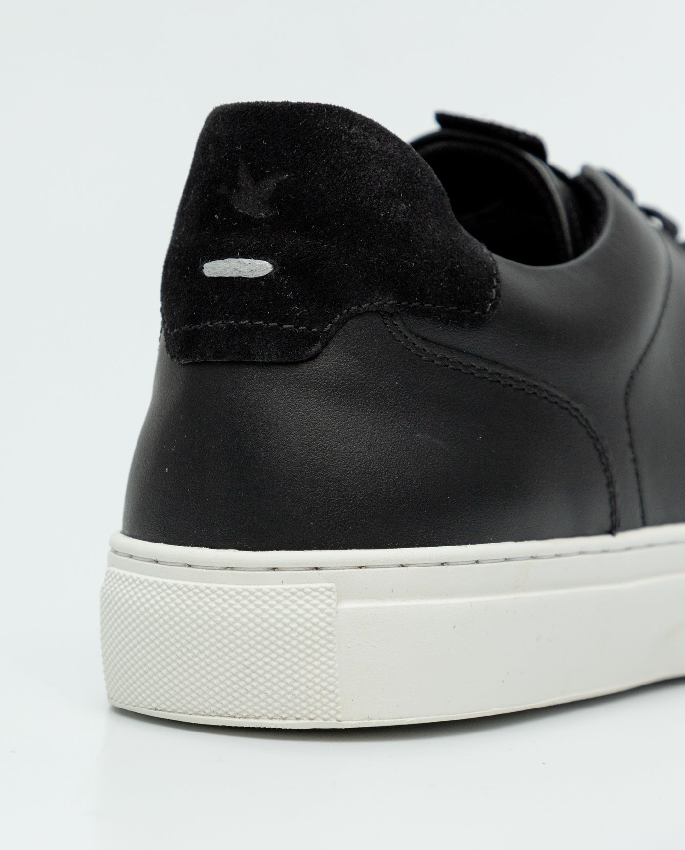 Men's Tonal Leather Court Sneakers - Black 63_069F011_NEG194007_8