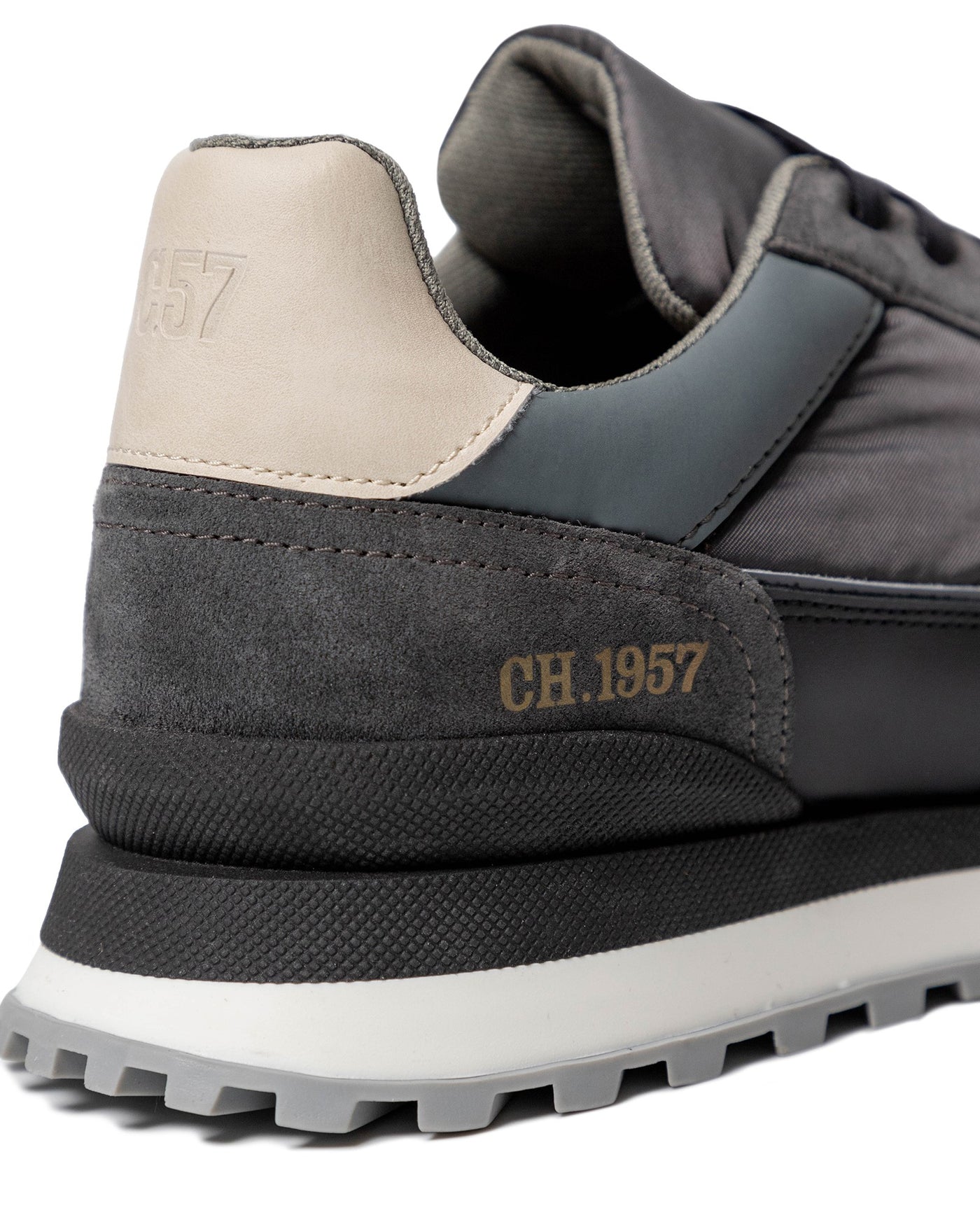 Men's Tone-on-Tone Tricolor Spoiler Runner Sneakers 63_069G007_NEG194007_6