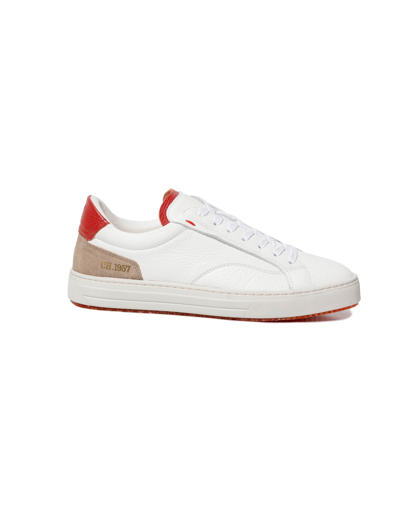 Men's Transparent Sole Leather Sneakers 63_069G011_BLA110601_3