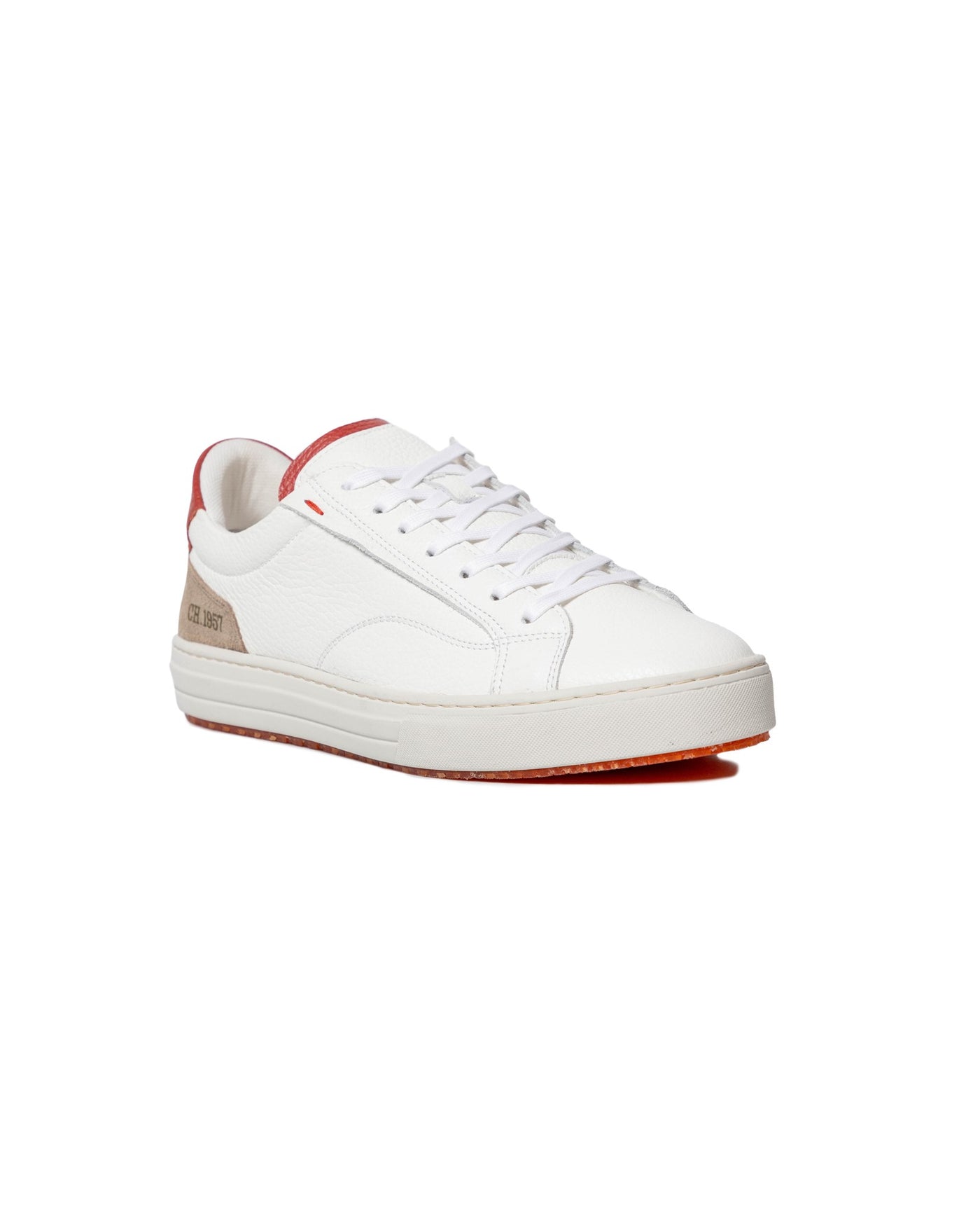 Men's Transparent Sole Leather Sneakers 63_069G011_BLA110601_5
