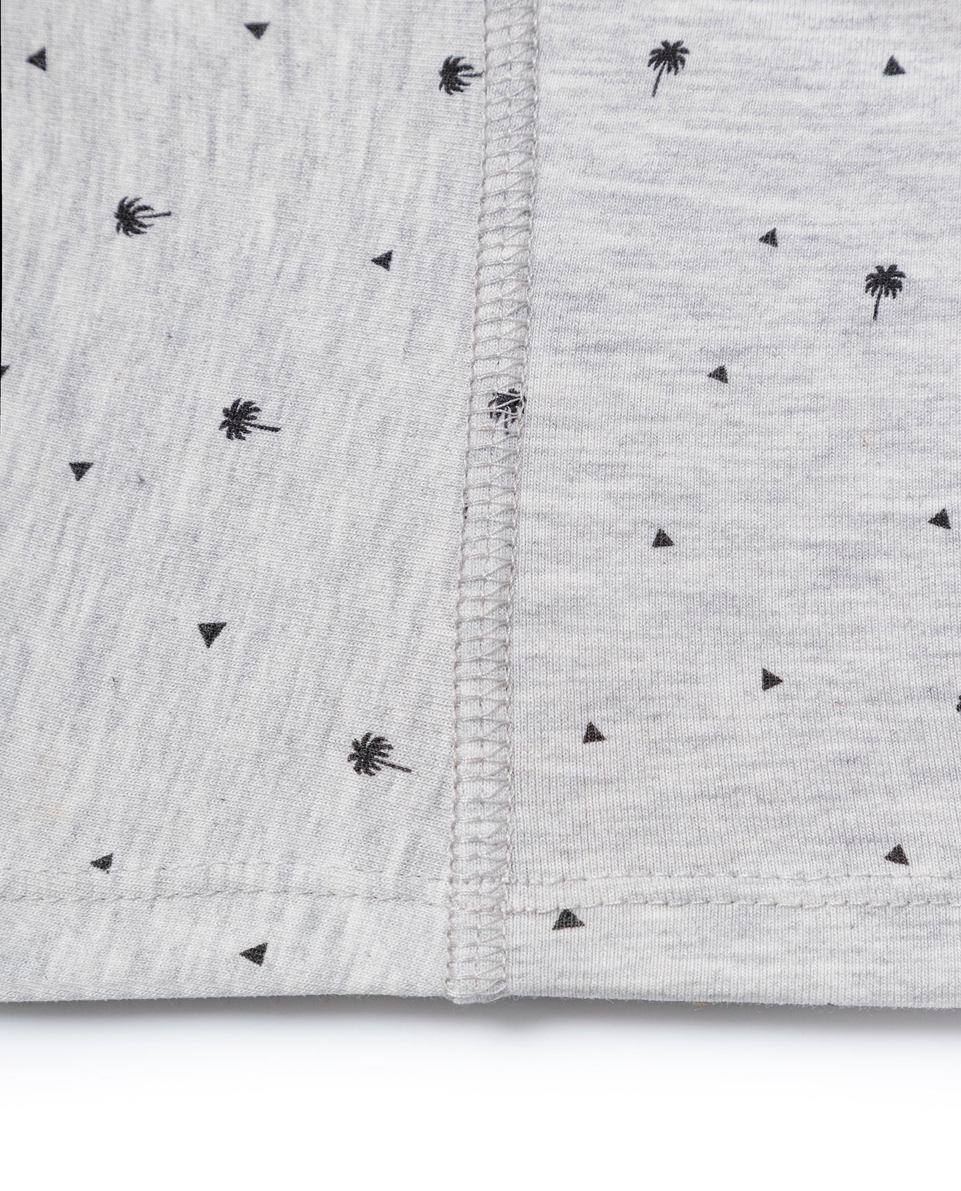 Mens Boxer Soft Cotton Blend Contrast Micro Prints Chevignon - Gray 63_091H003_GRI154101_4