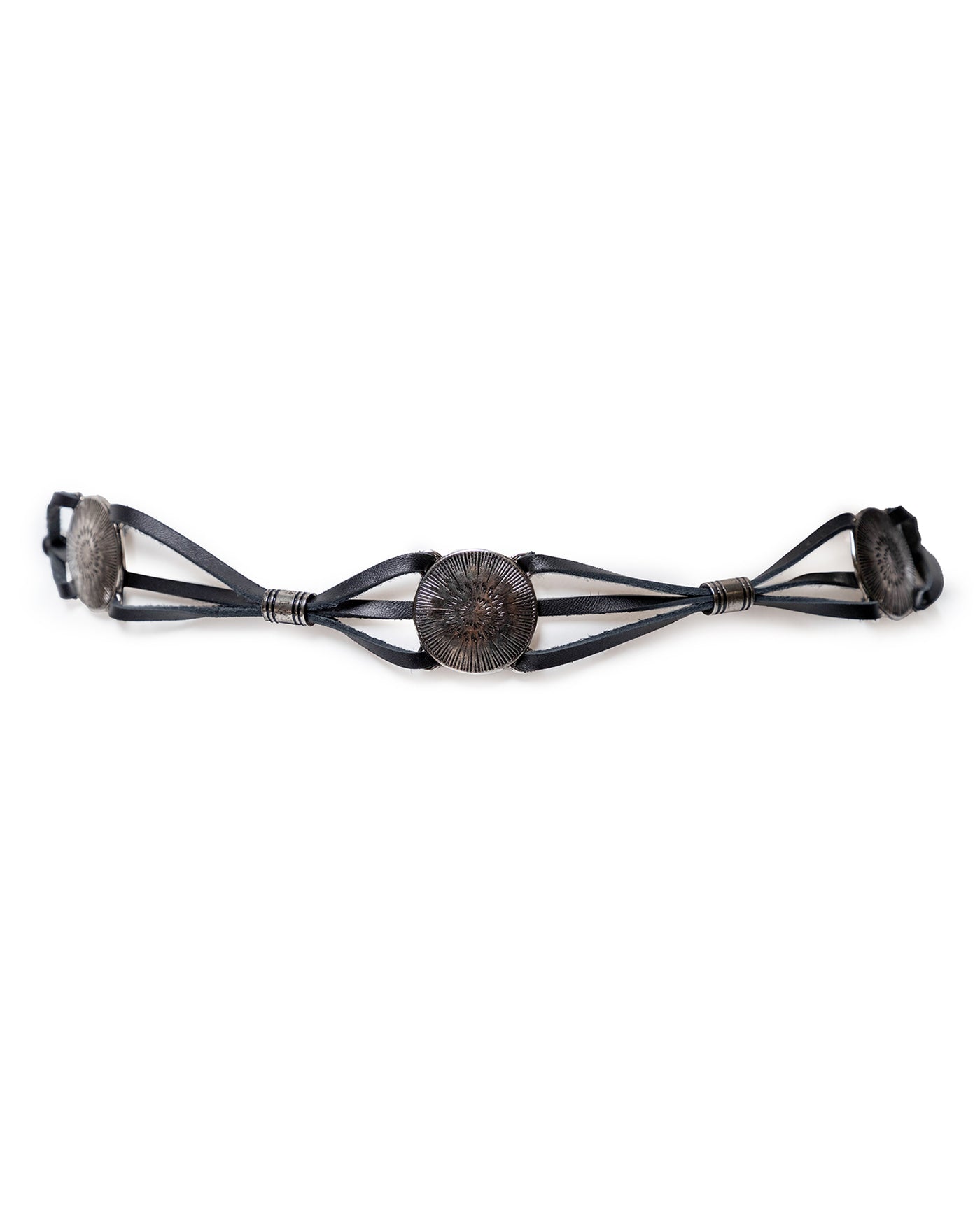 Womens Belt Slim Cowhide Leather Zamak Hardware - Black 63_211H011_NEG194007_3