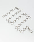 Women's Chain-Style Belt with Metal Rings and Y2K Inspiration