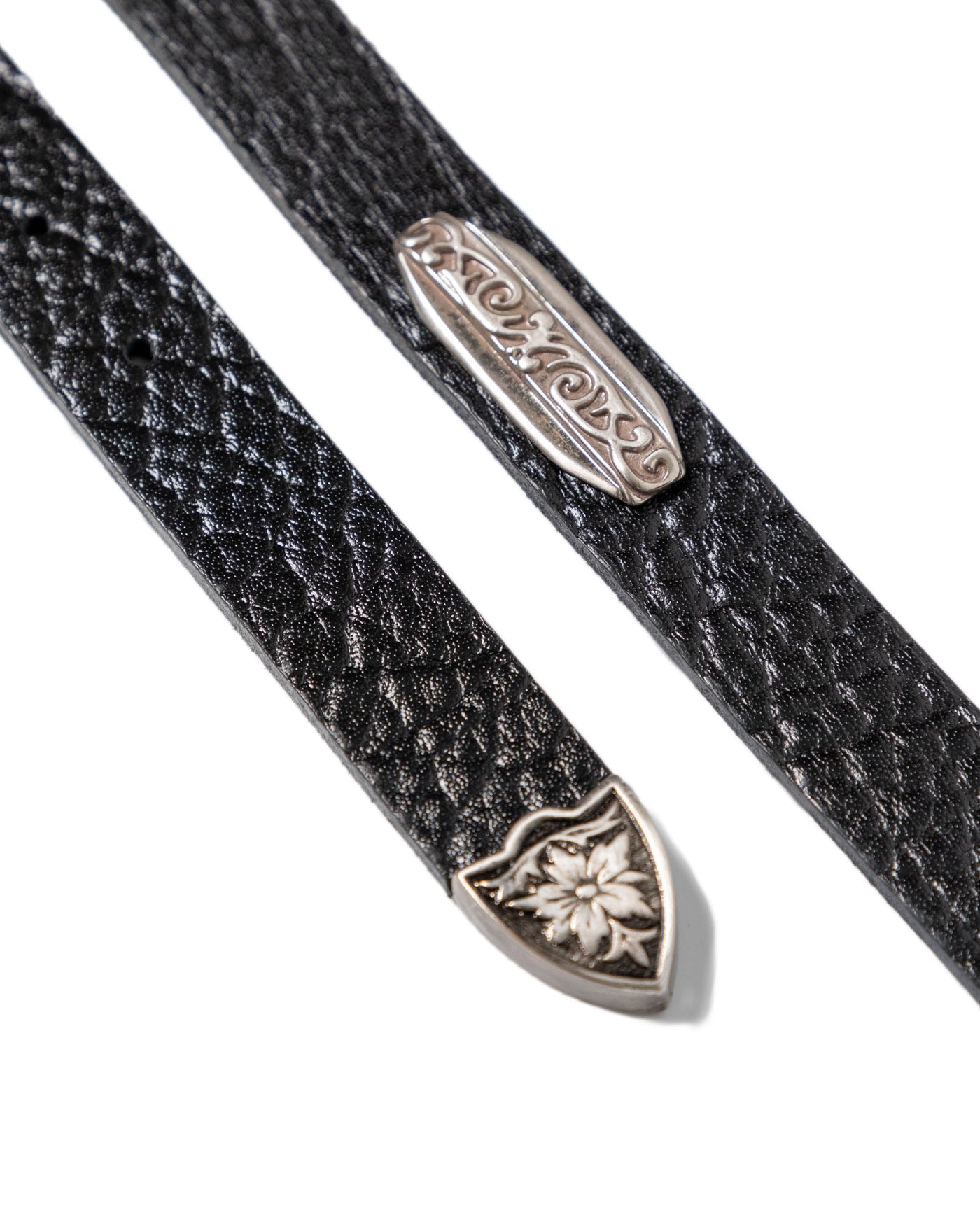 Women's Western Inspired Thin Leather Belt - 3