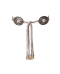 Women's Fringe and Metal Concho Leather Belt