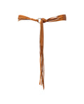 Women's Leather Fringe Ring Belt