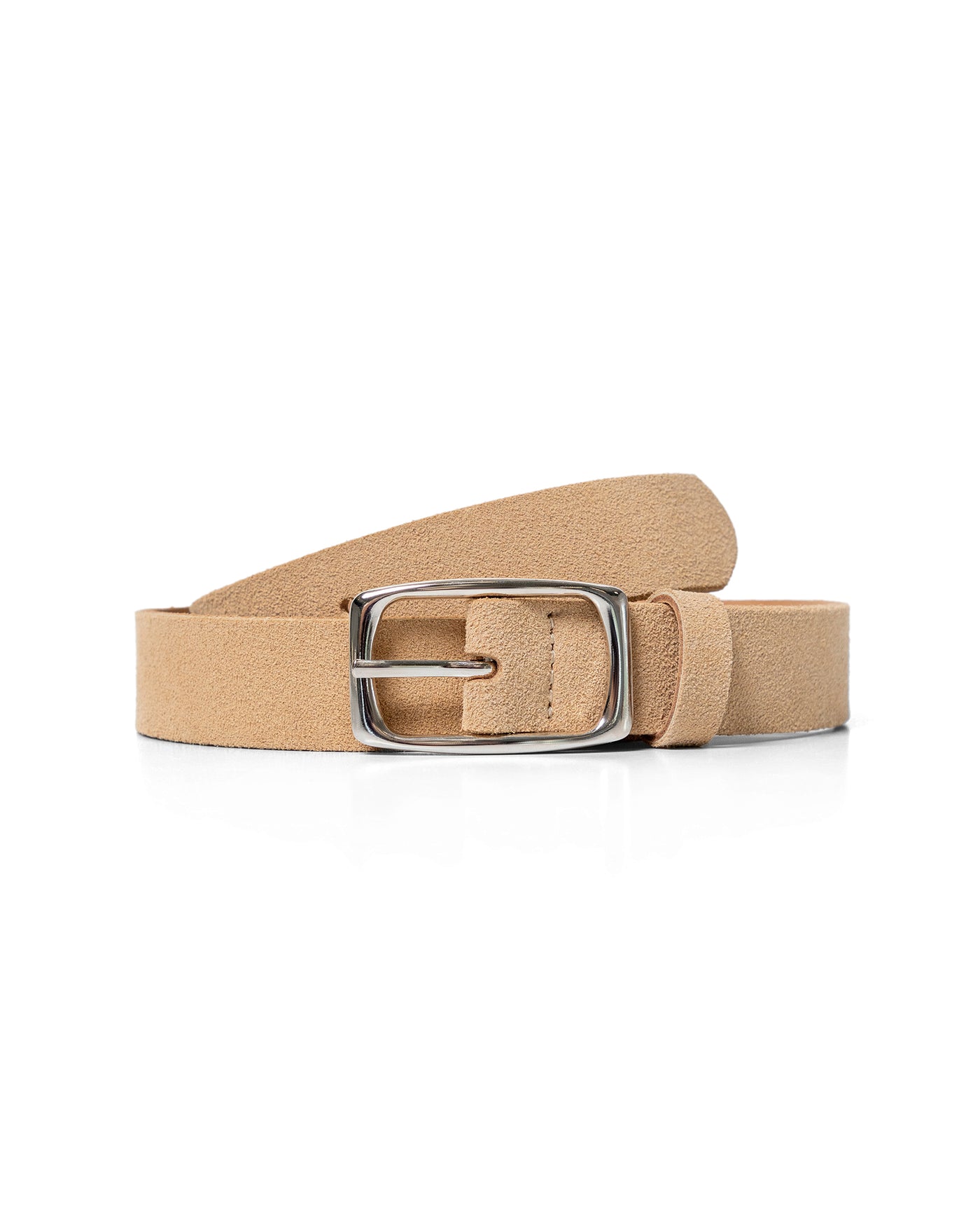 Women's Minimalist Rectangular Buckle Thin Leather Belt 63_219G007_CRU110103_0